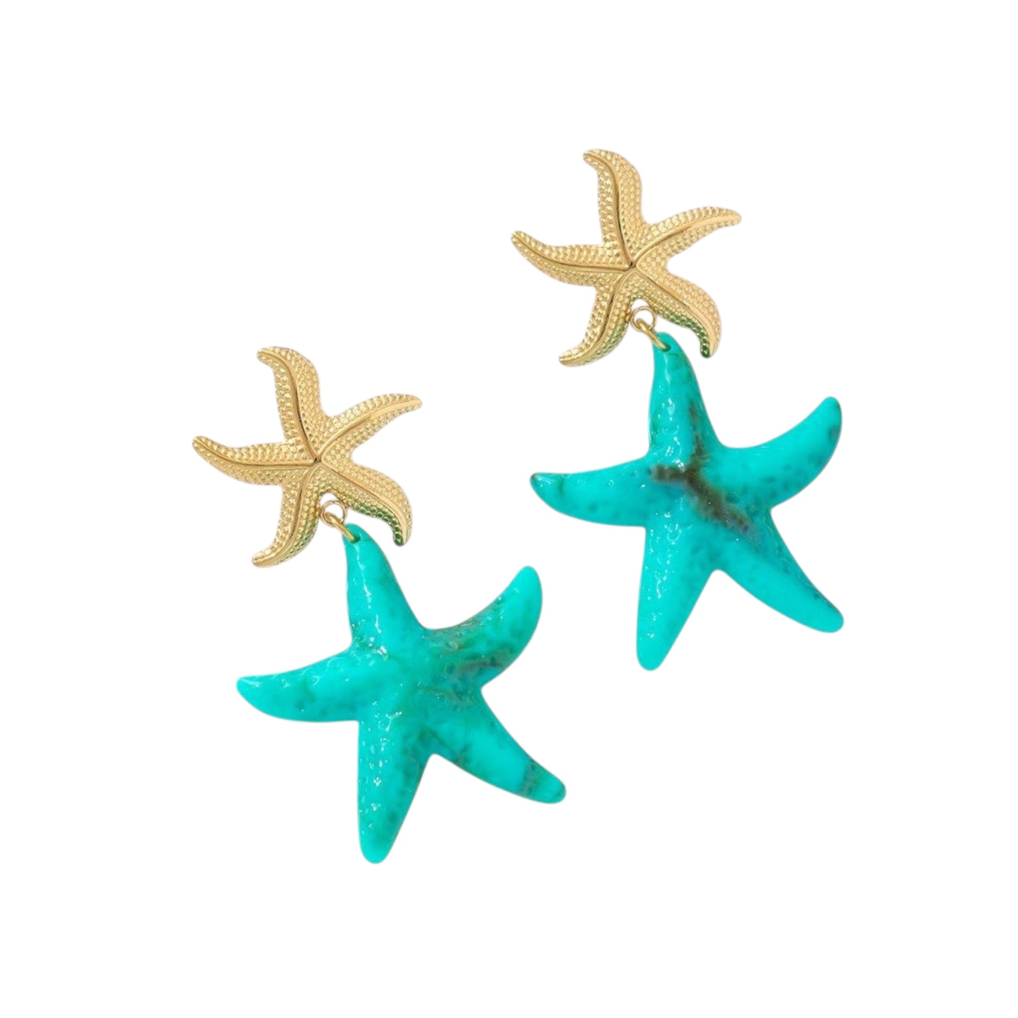 Seastar earrings