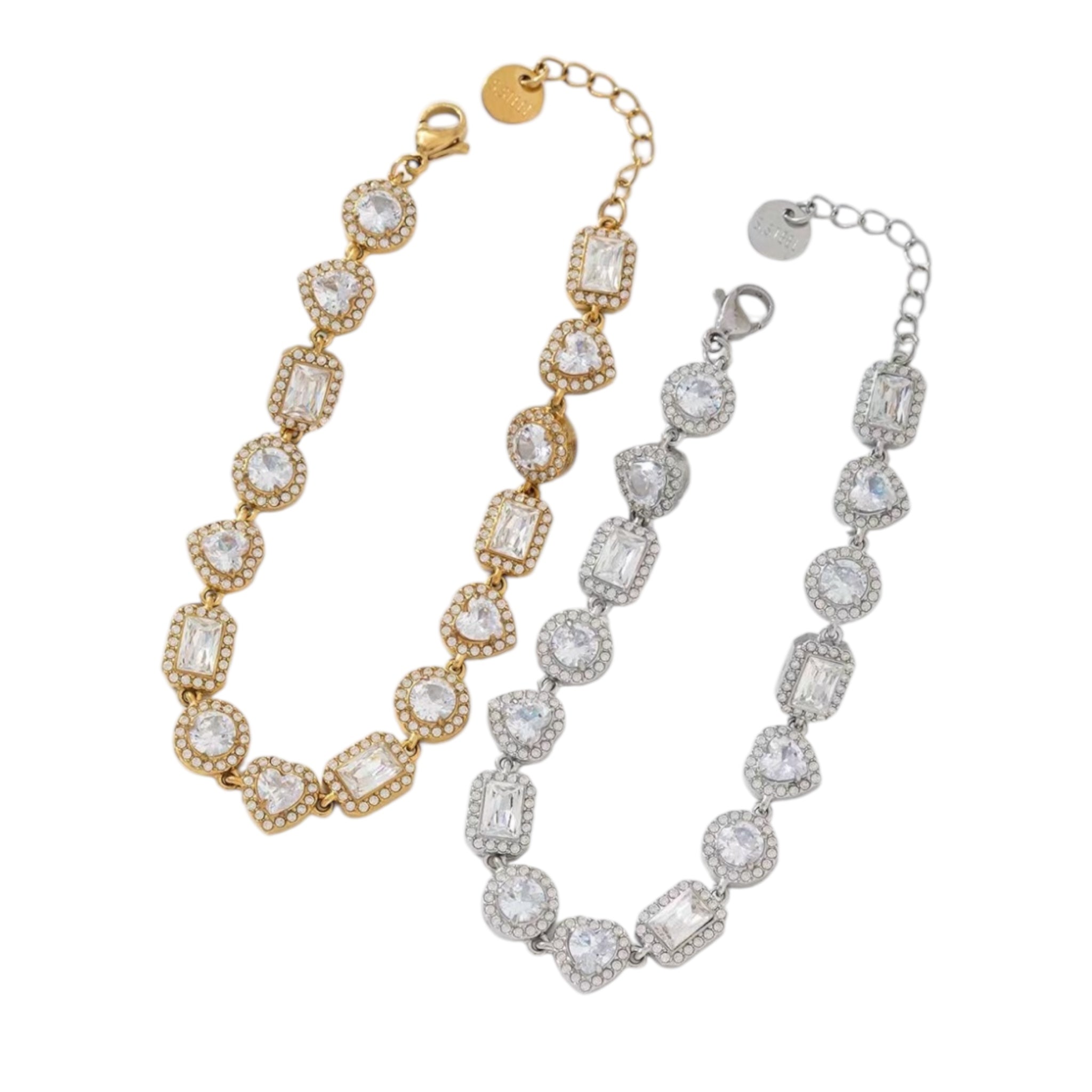 Statement Strassy armband