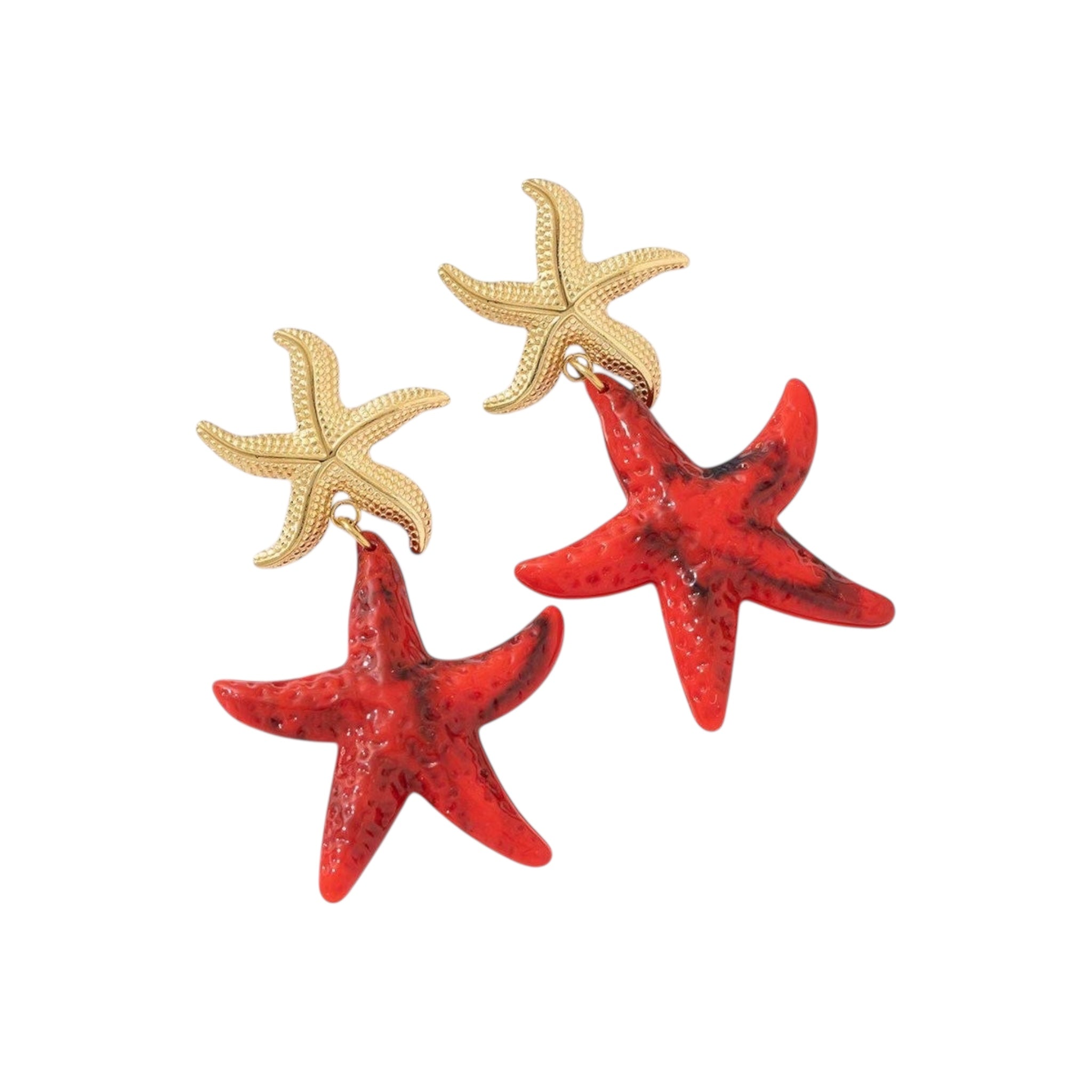 Seastar earrings