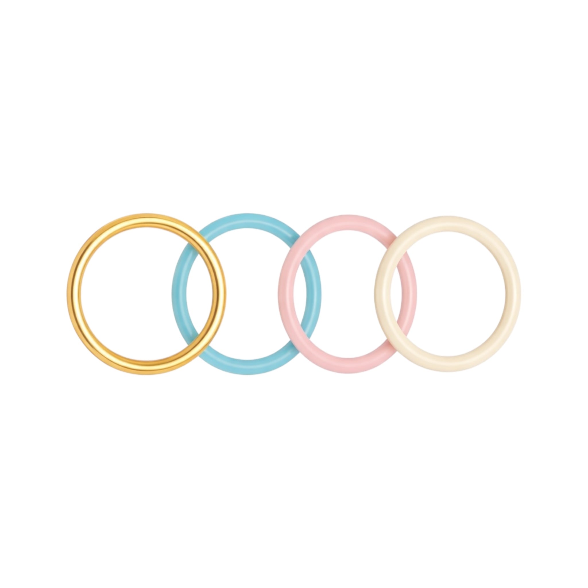 4 Set spring bangles