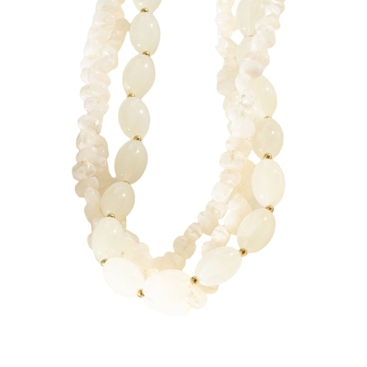 Layered beads ketting