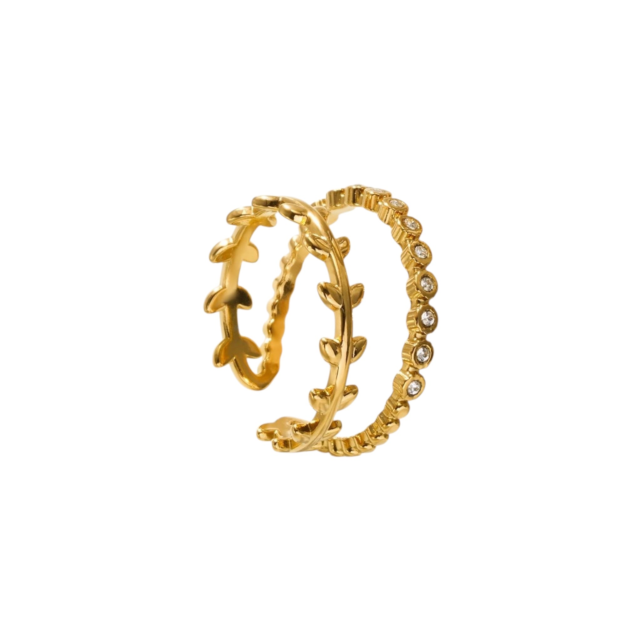 Spirit rhinestone ring