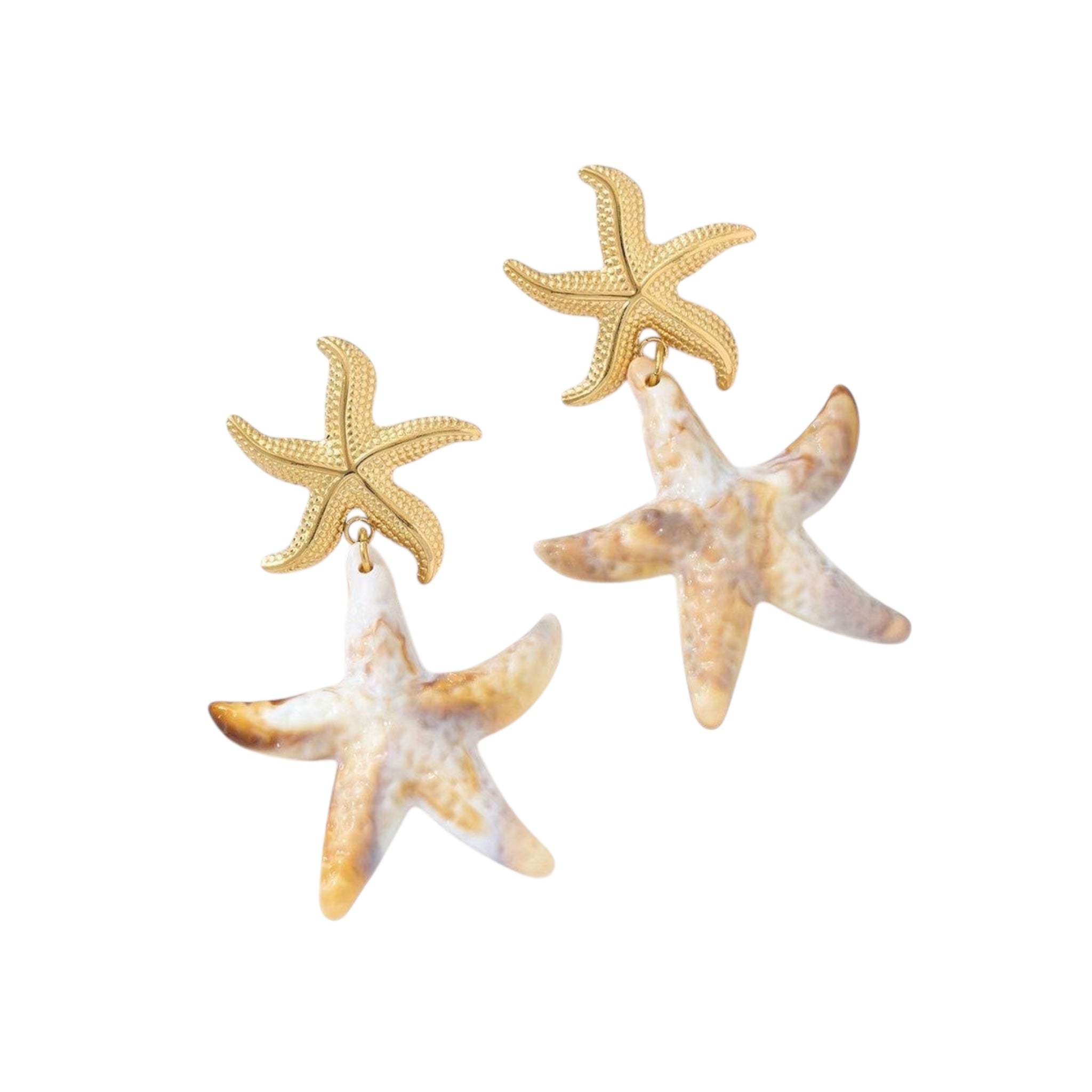 Seastar earrings