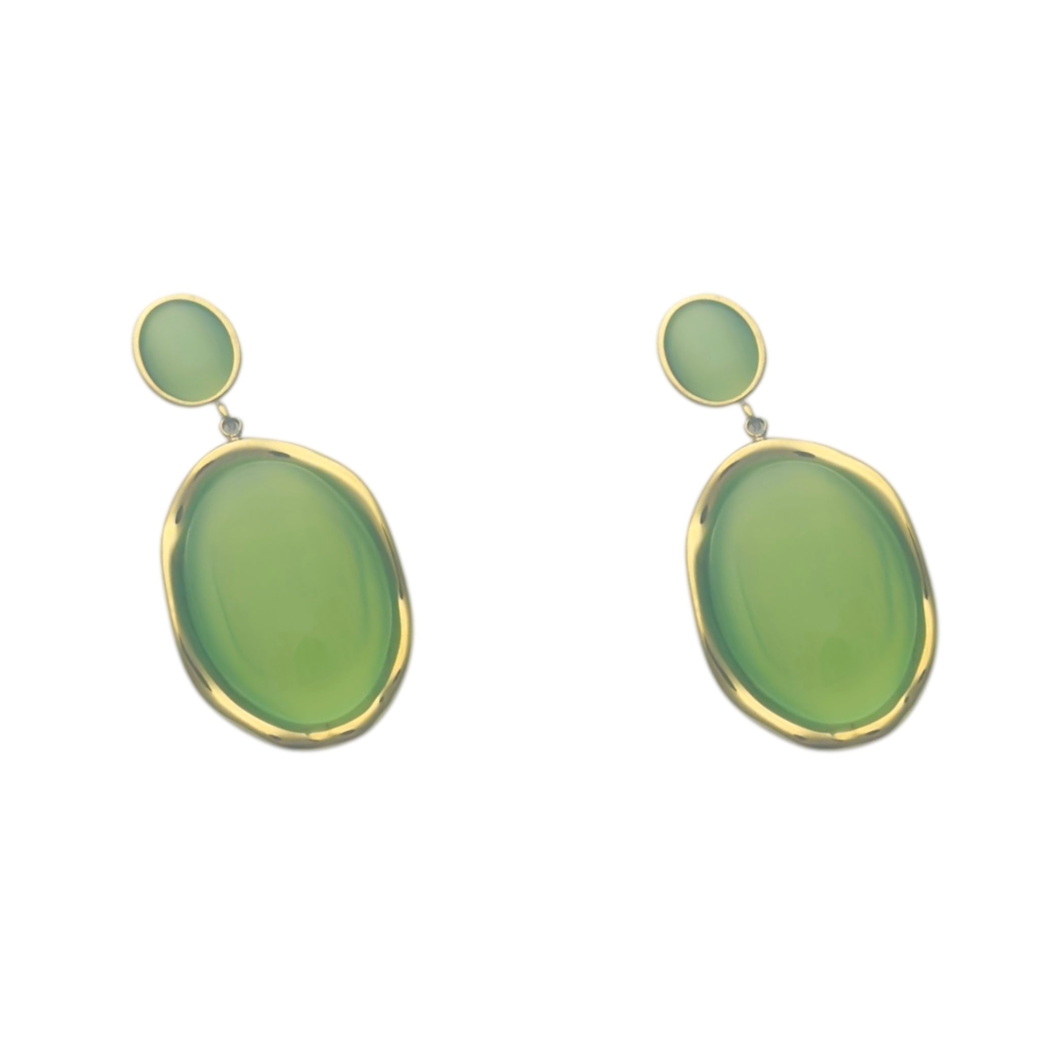 Spring glossy statement oorbellen