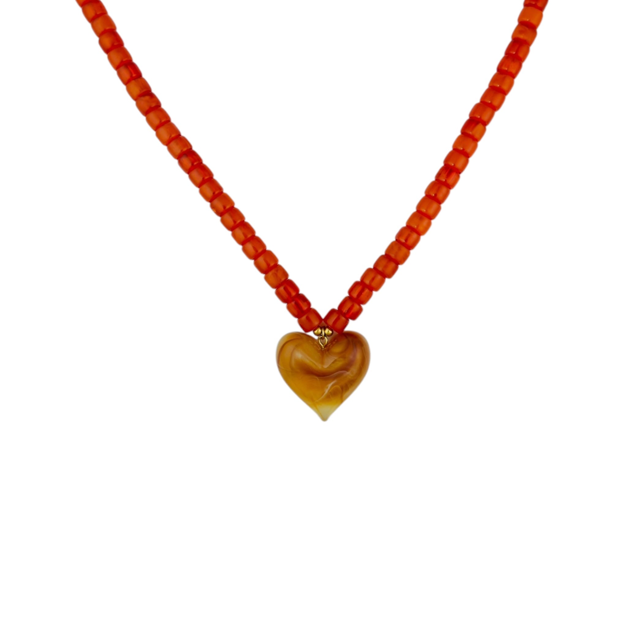 Amber love ketting