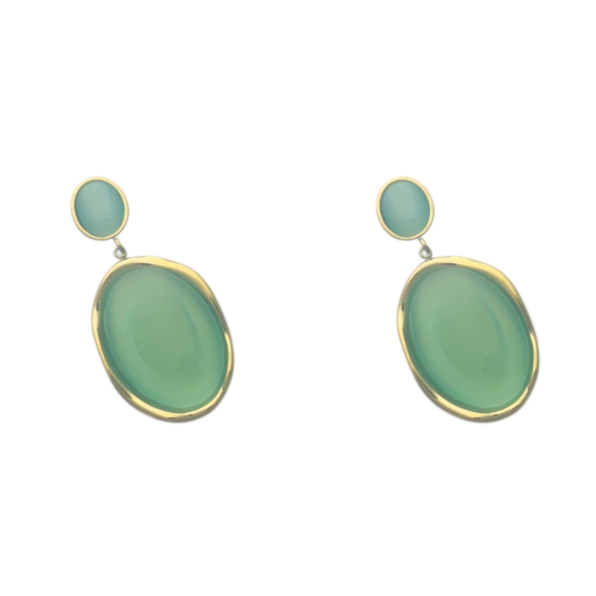 Spring glossy statement oorbellen