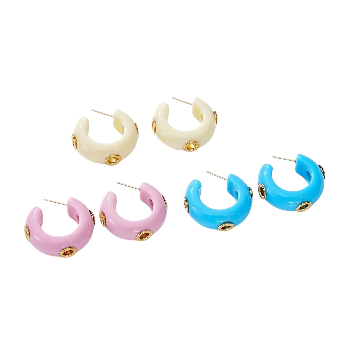 Color Hoop Earrings