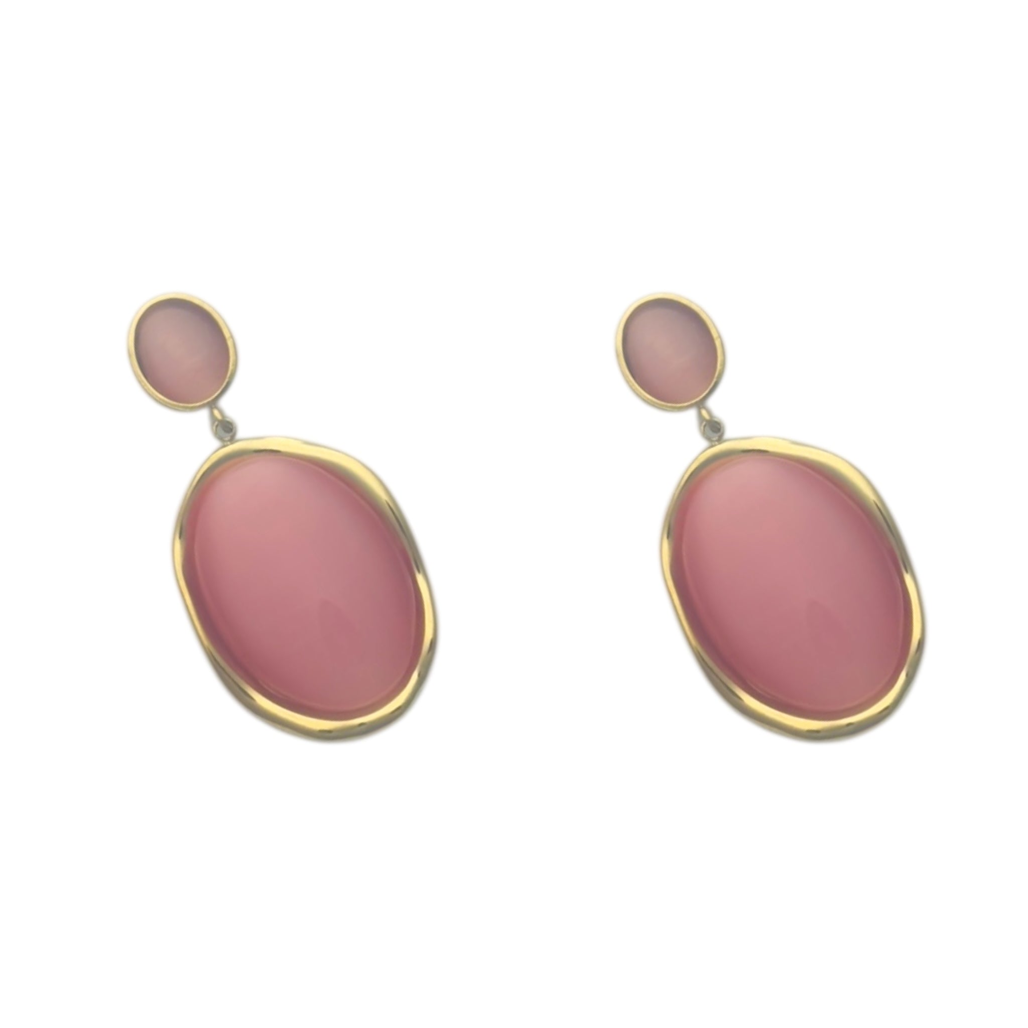 Spring glossy statement oorbellen