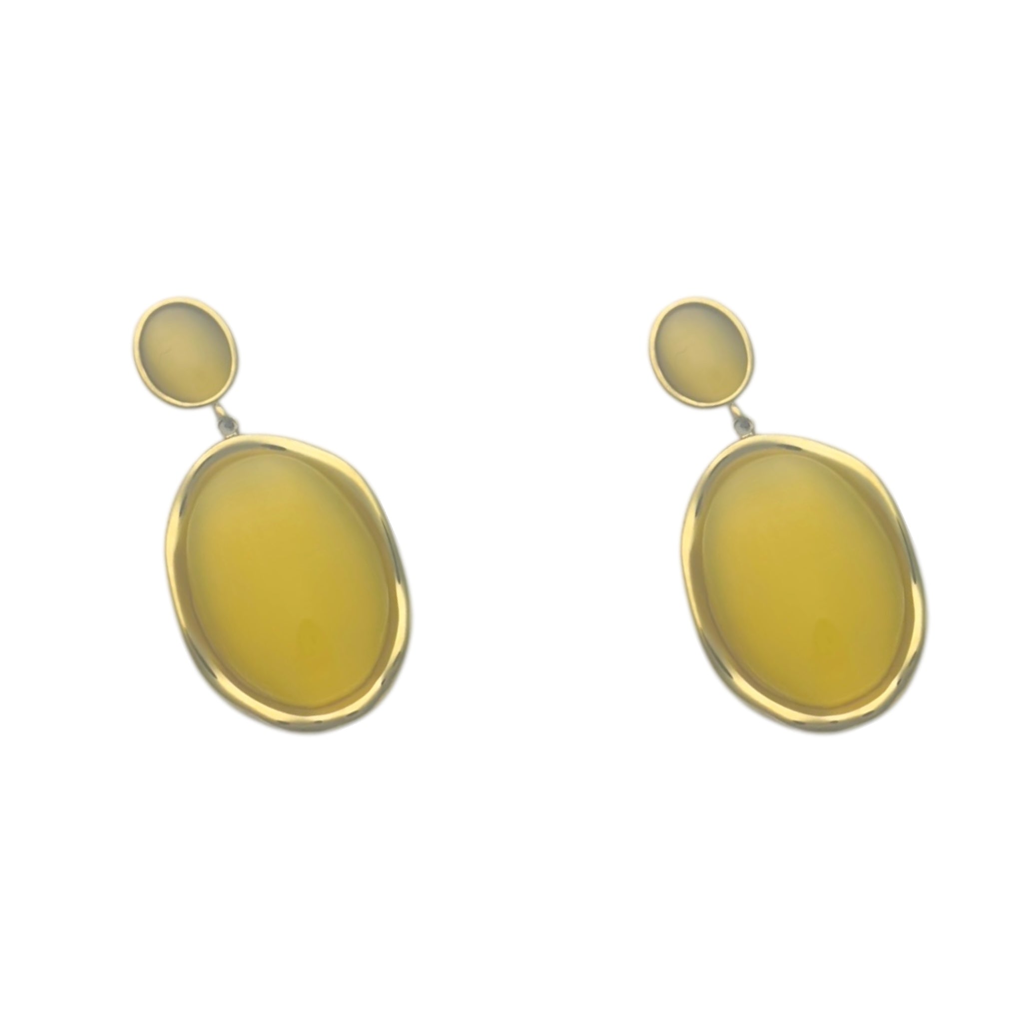Spring glossy statement oorbellen