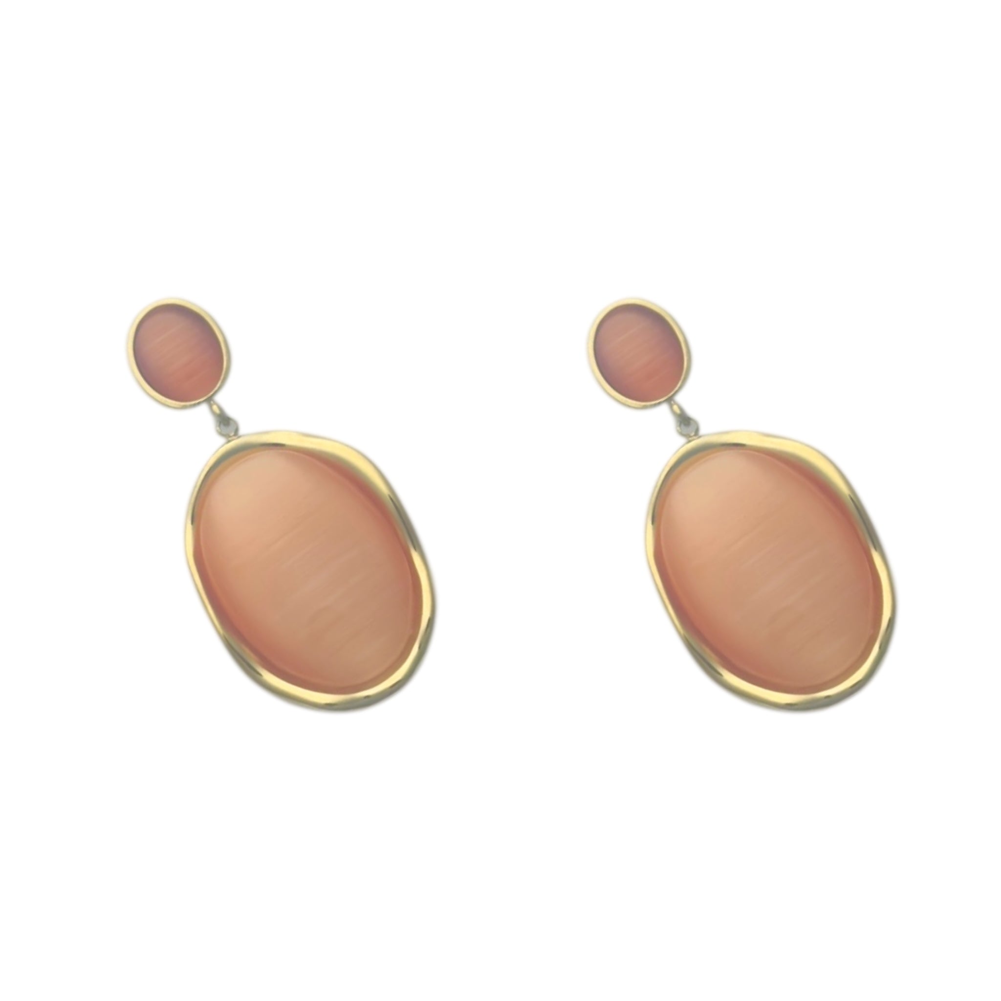 Spring glossy statement oorbellen
