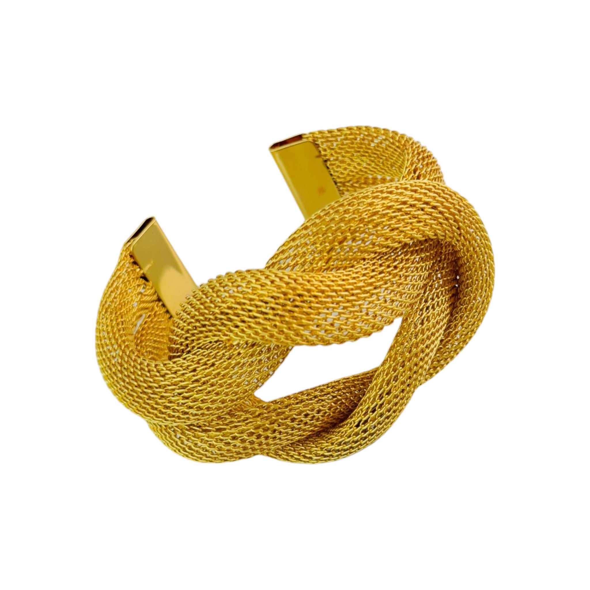 Statement twisted bangle