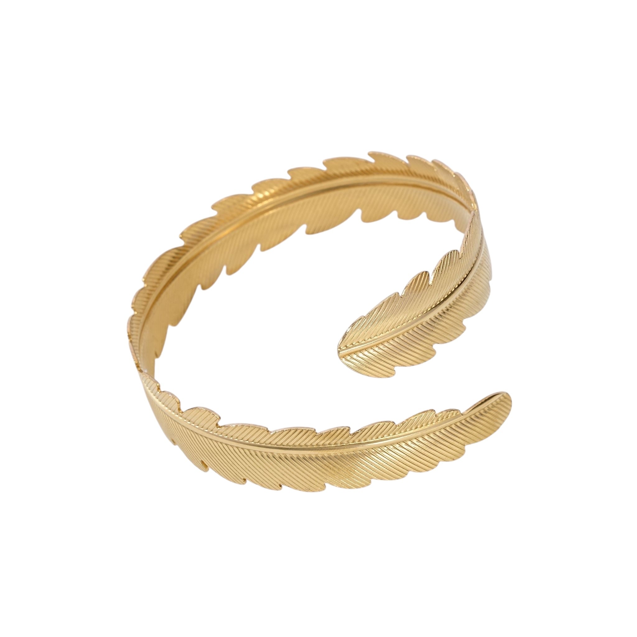 Feather boven armband