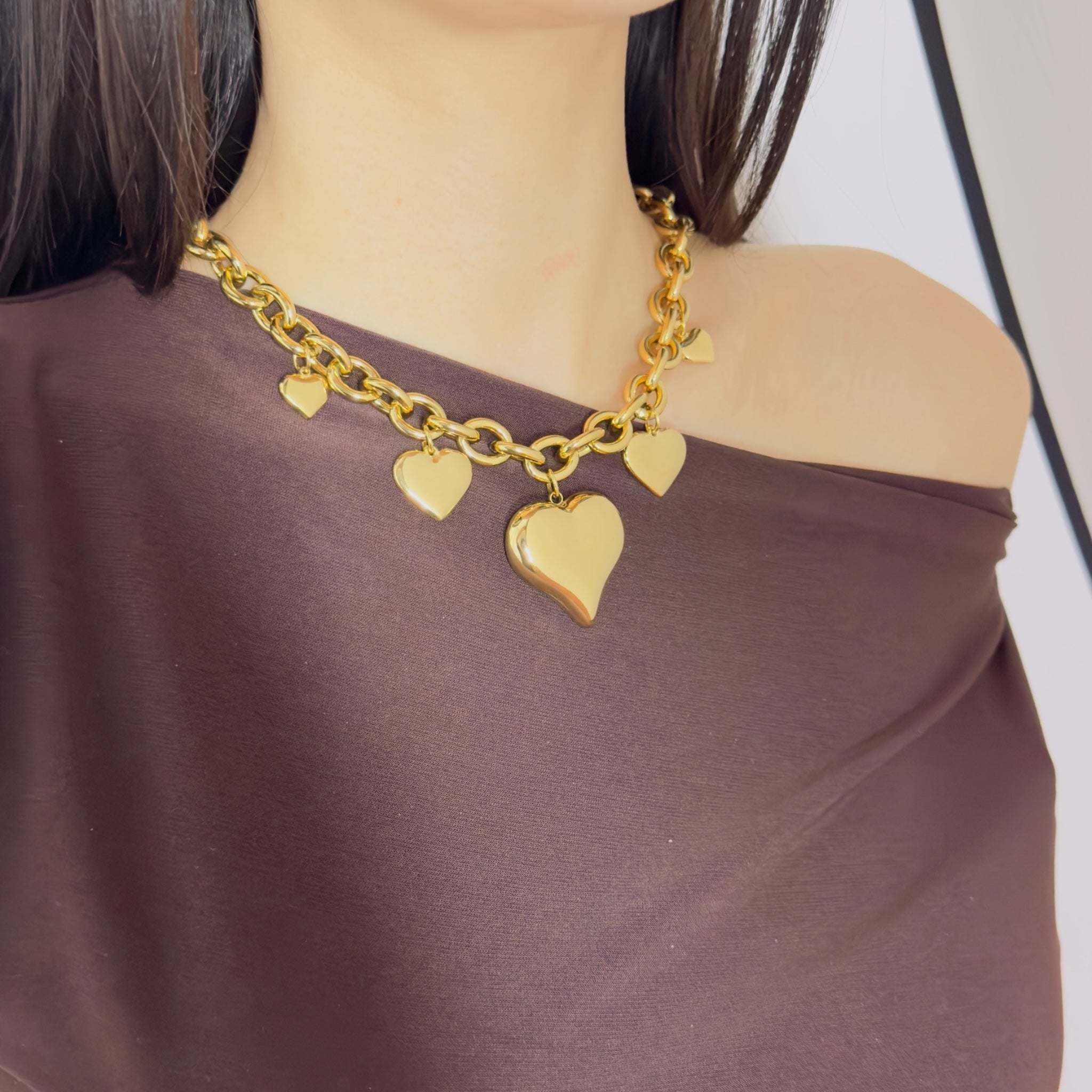 Statement Hartjes bedel ketting