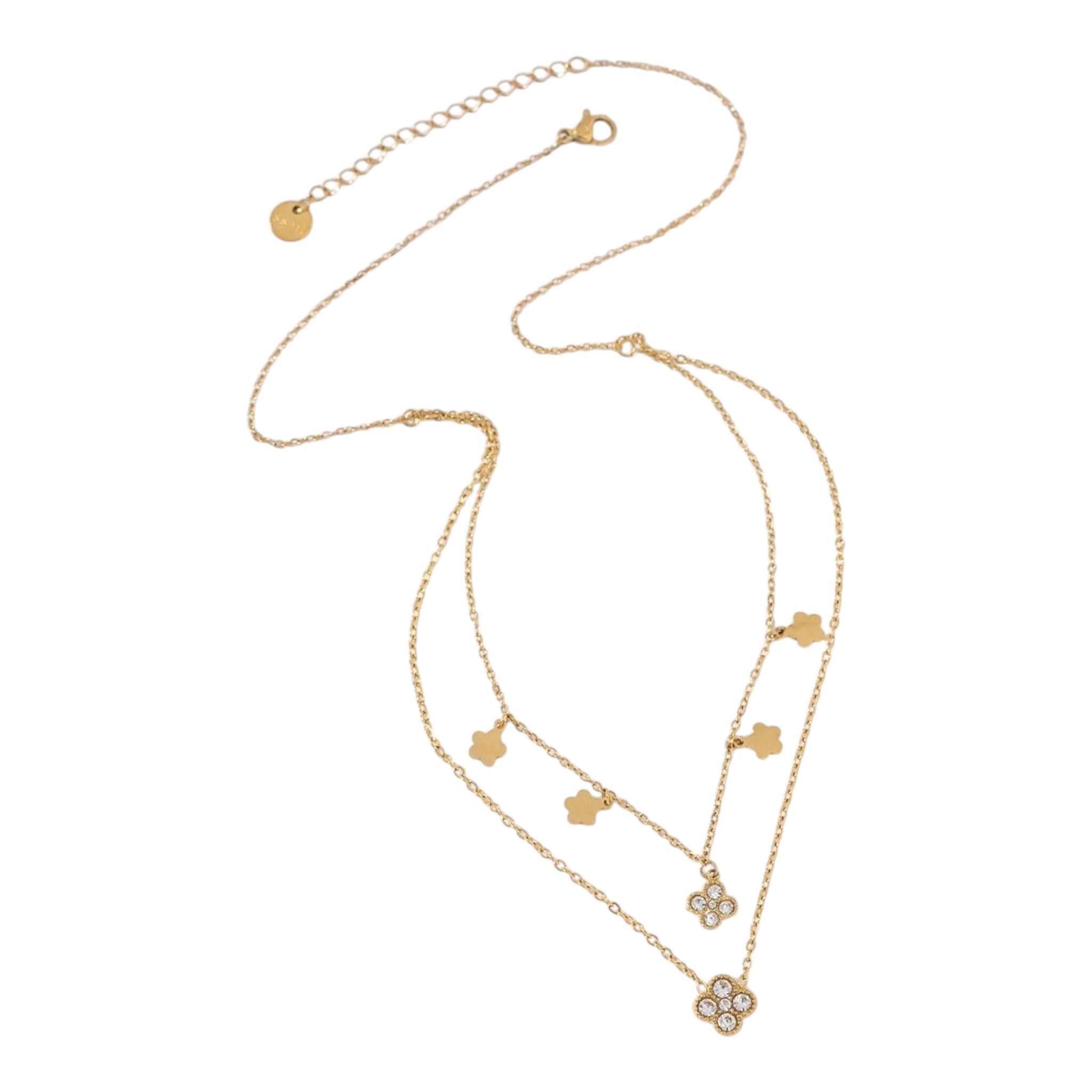 Double clover ketting