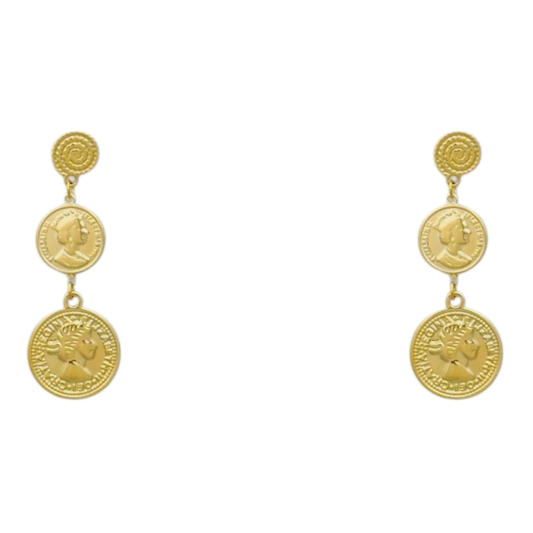 Queens statement earrings