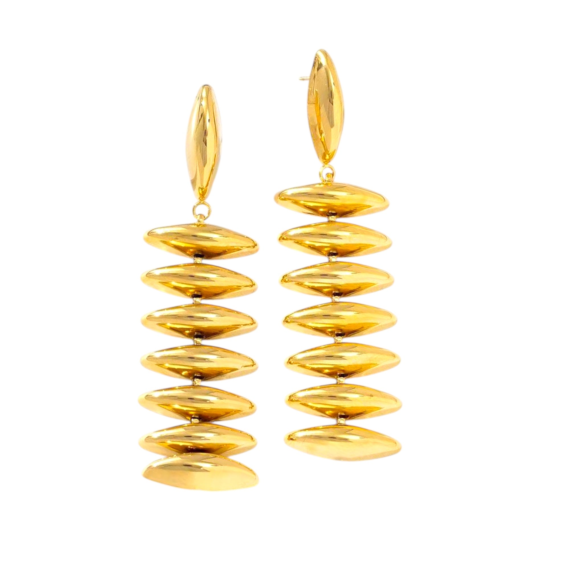 Spiky statement earrings