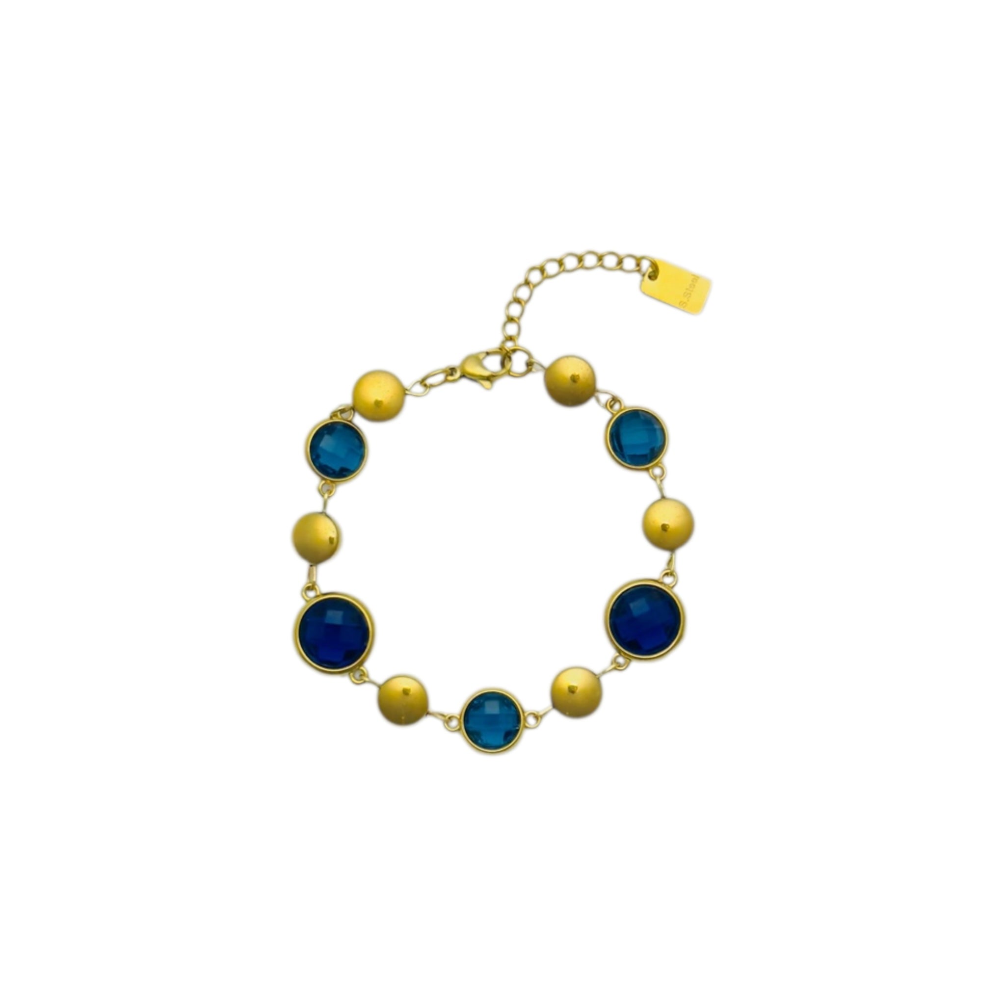 Routes armband blauw