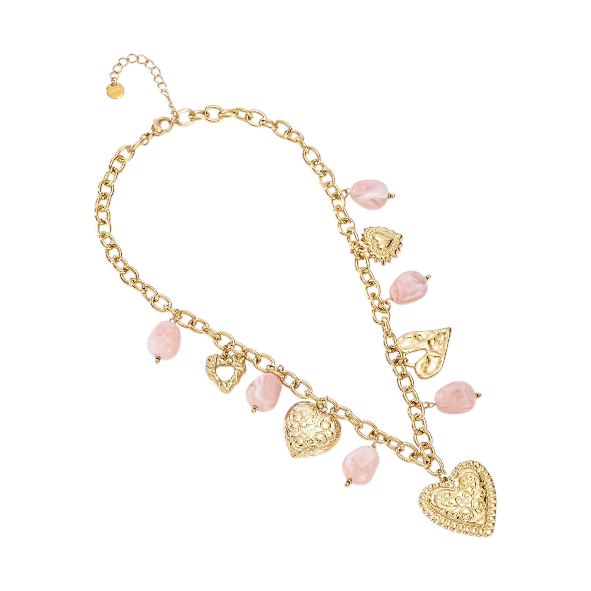 Spring love charm necklace