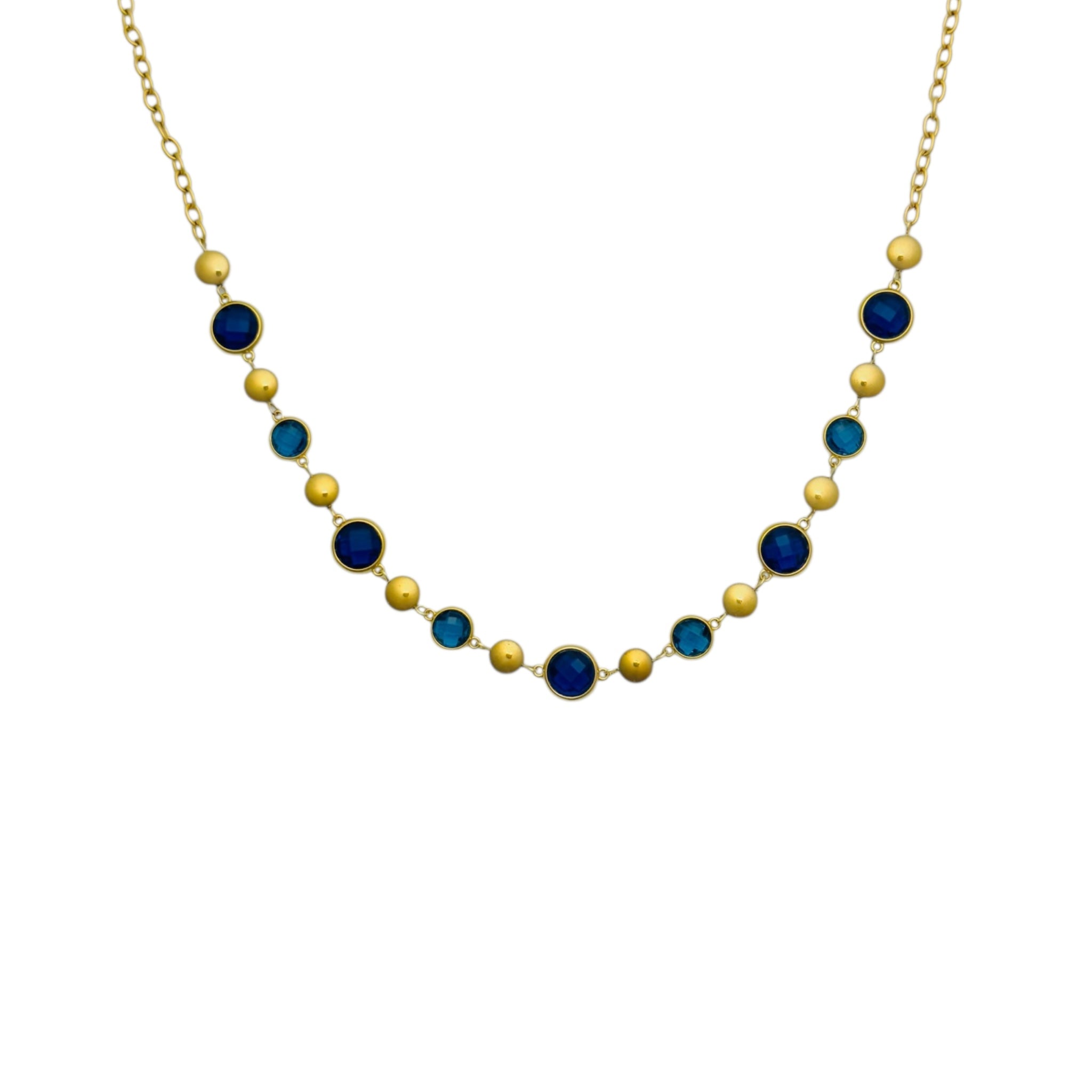 Routes ketting blauw