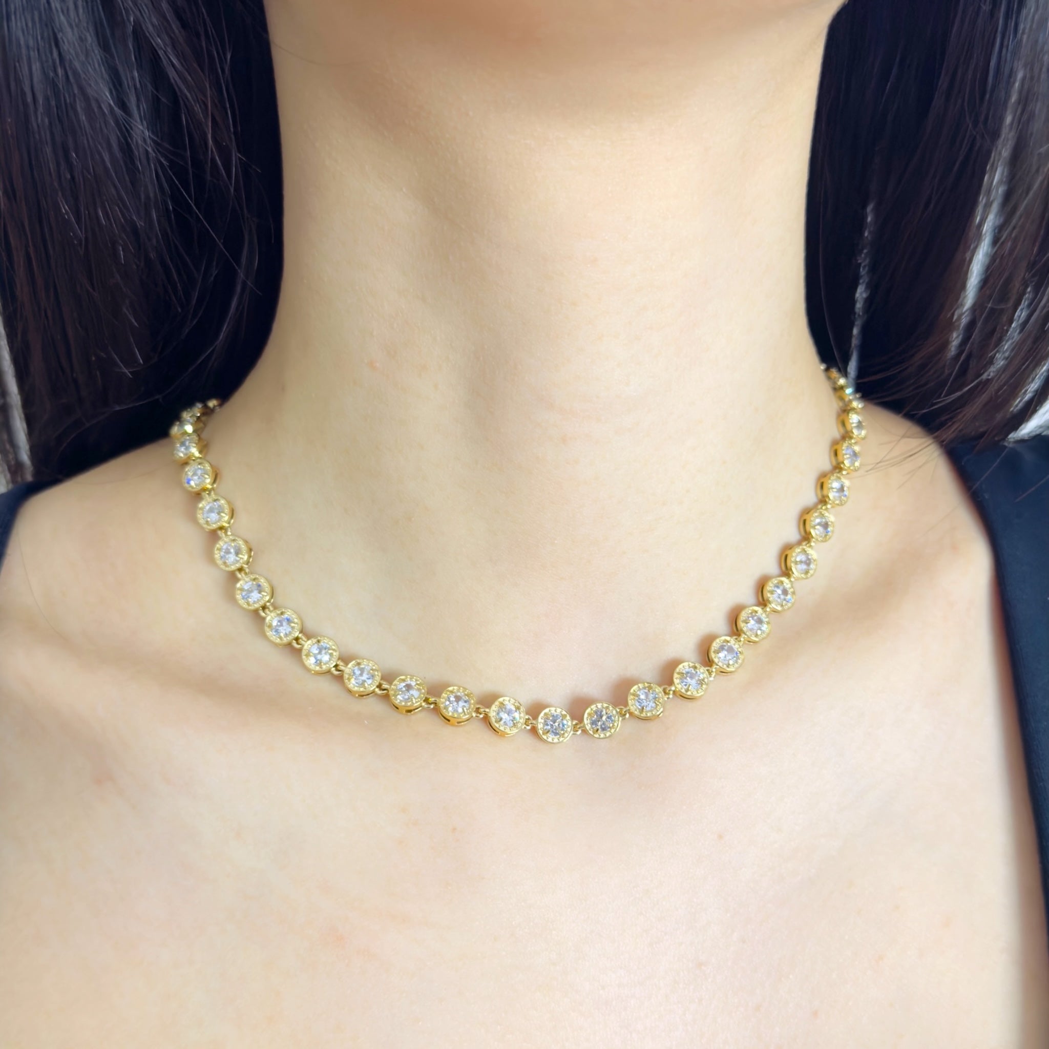 Strass ketting – RVS ketting groothandel | SOFIZARE