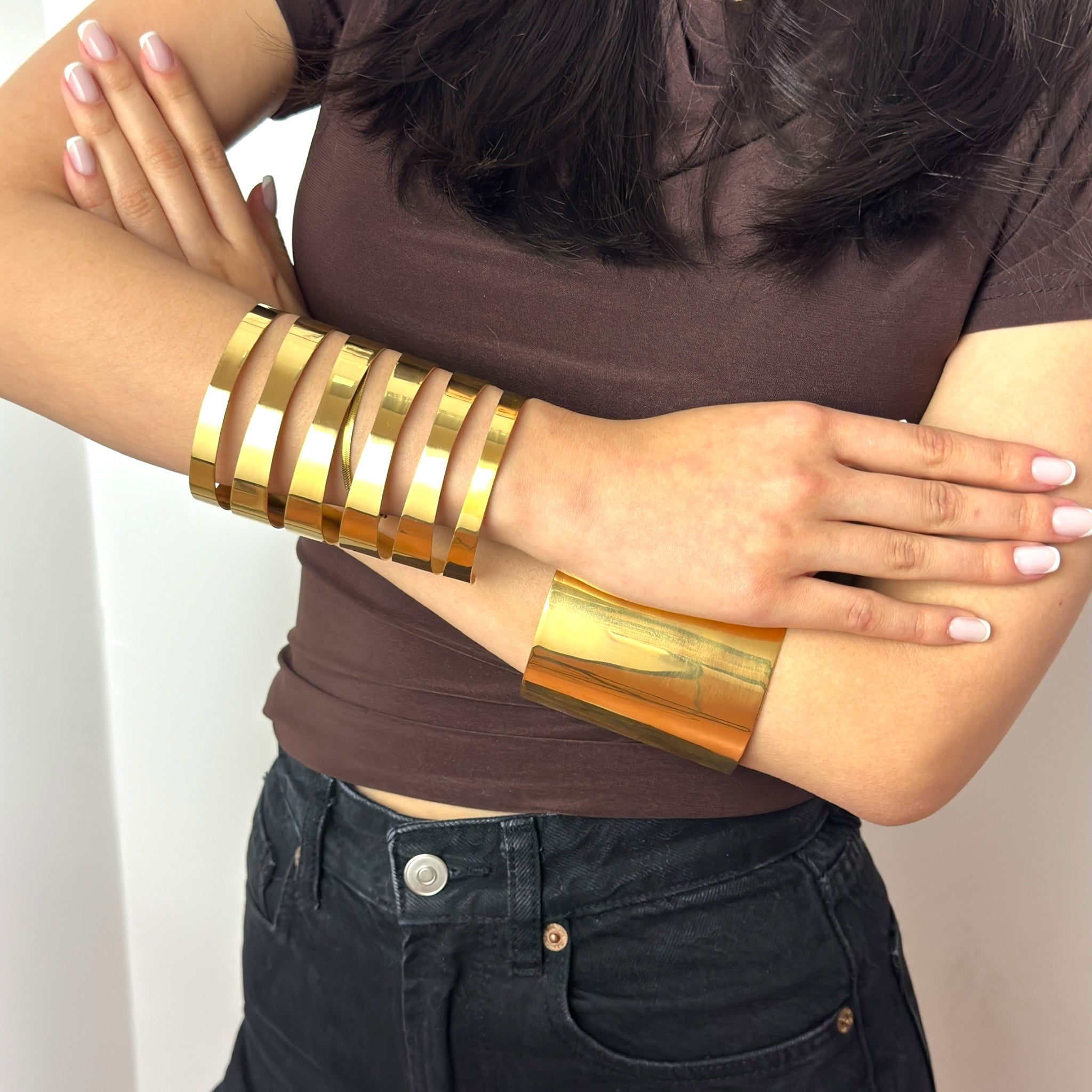 Statement Blush Bangle