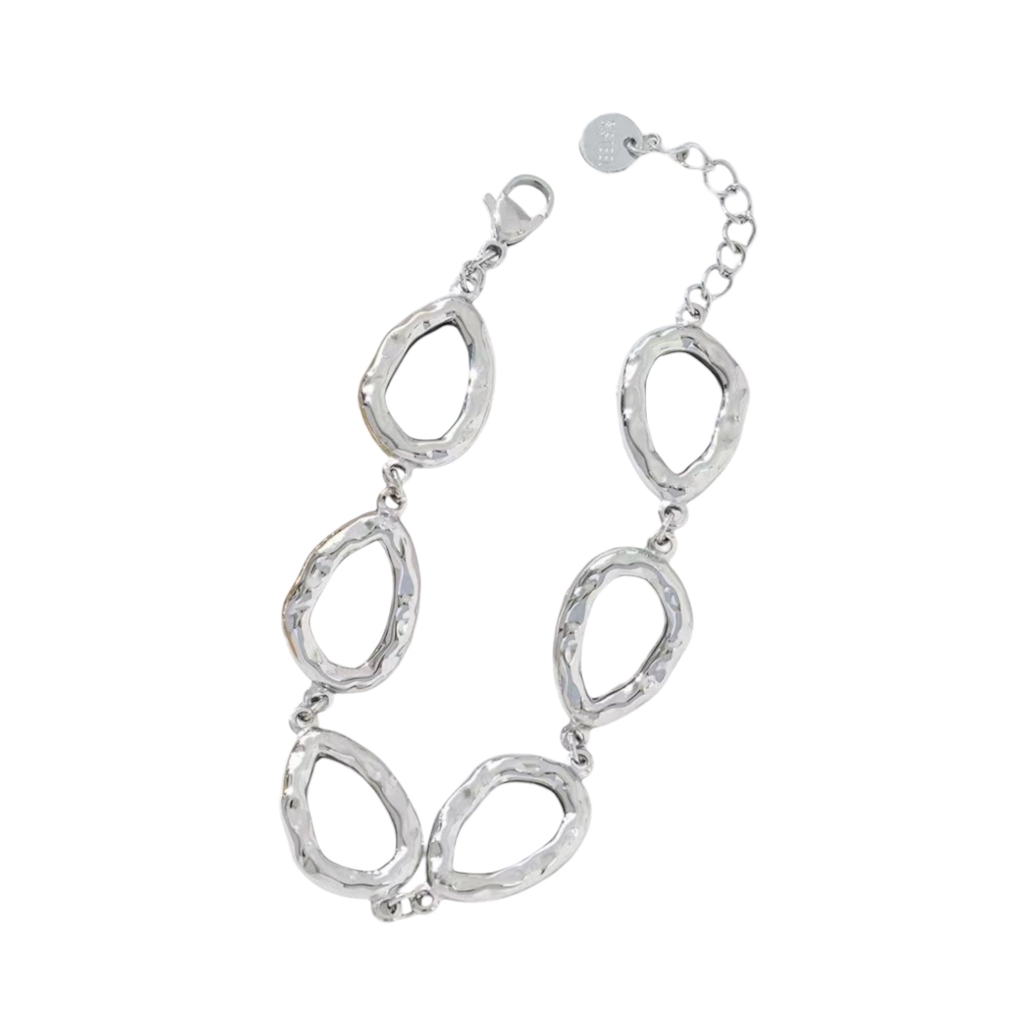 Spikey oval bracelet