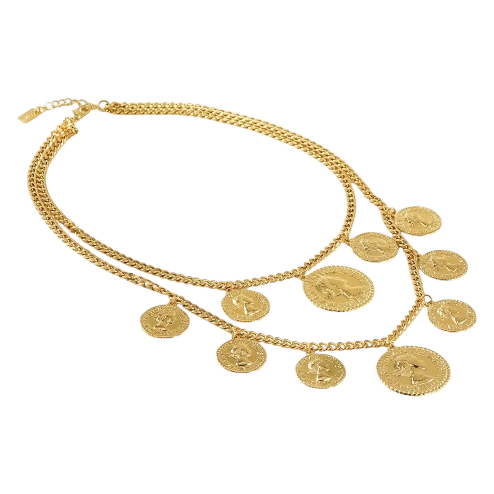 Statement coin ketting