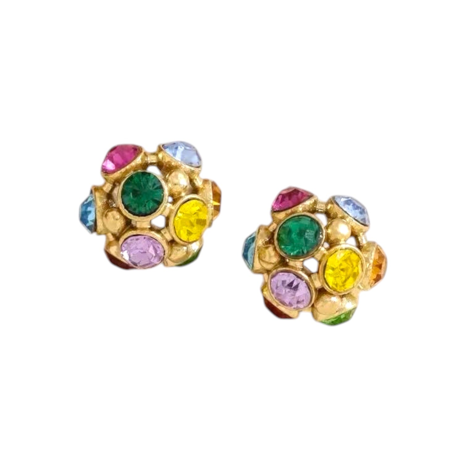 Mixed ball studs oorbellen