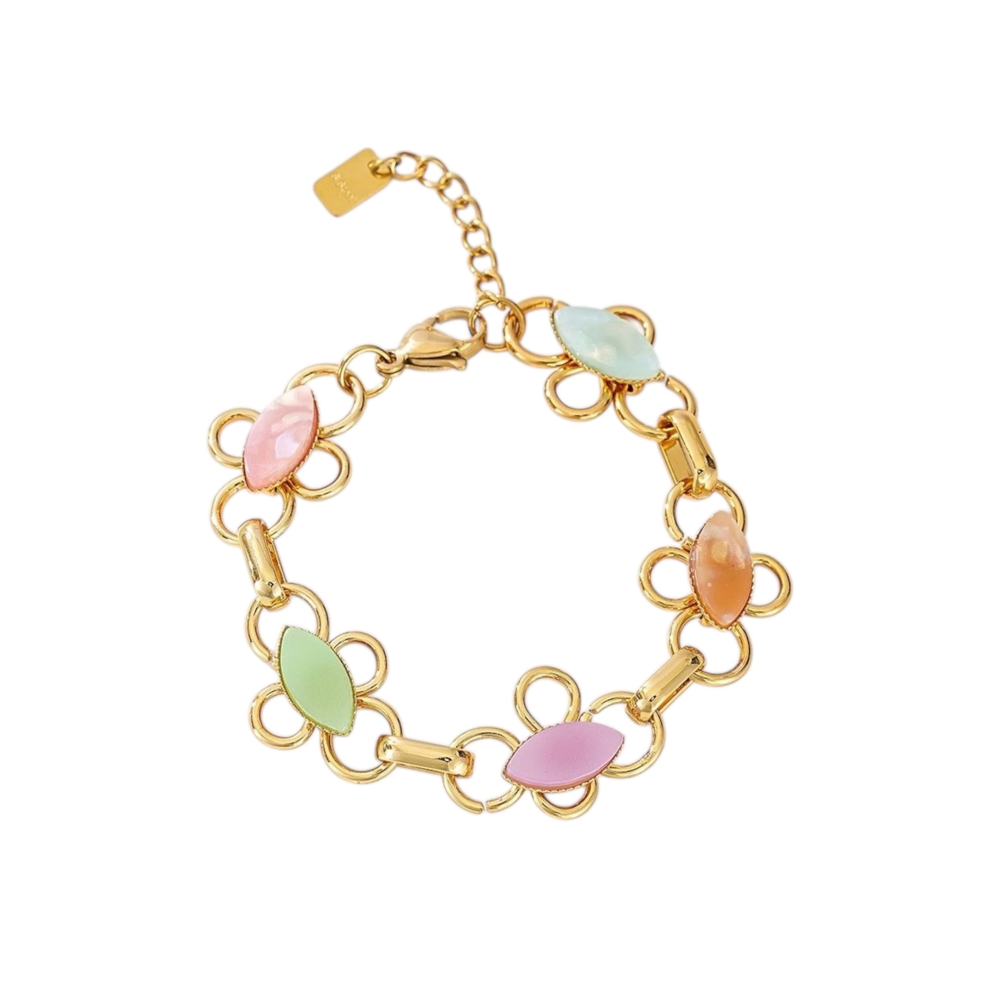 Happy flower Y ketting mixed