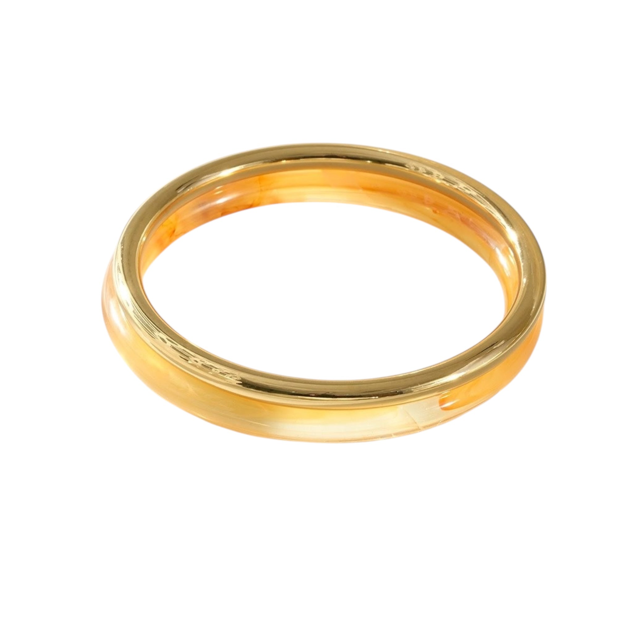 2 sets of spring bangle amber