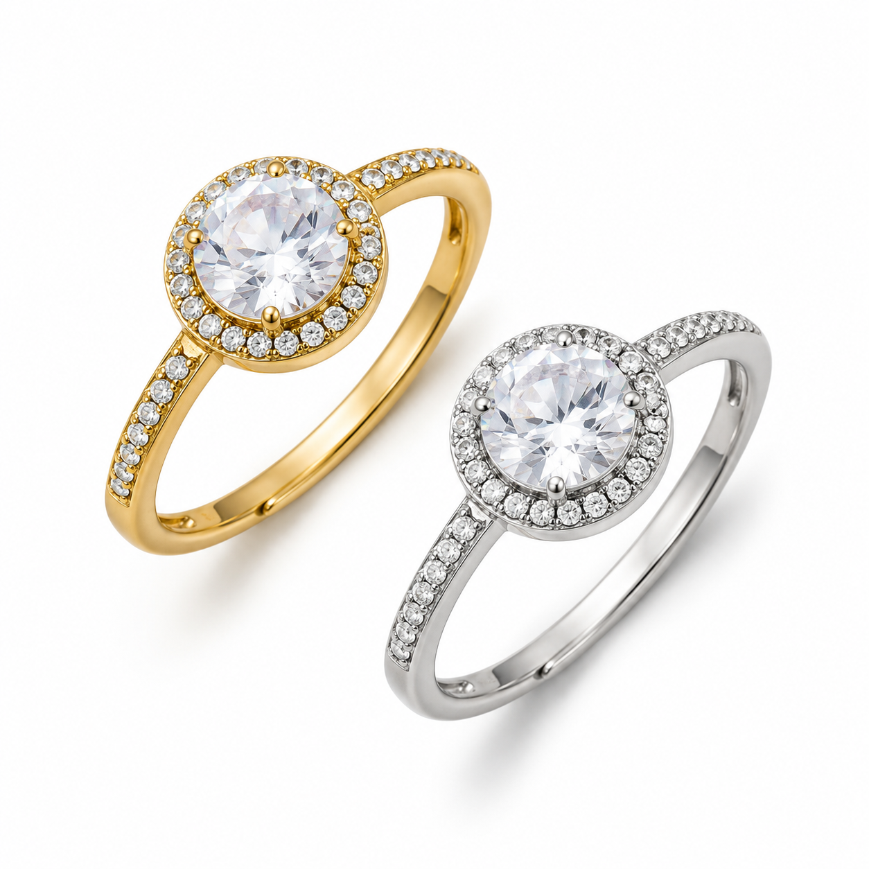 Round strass ring