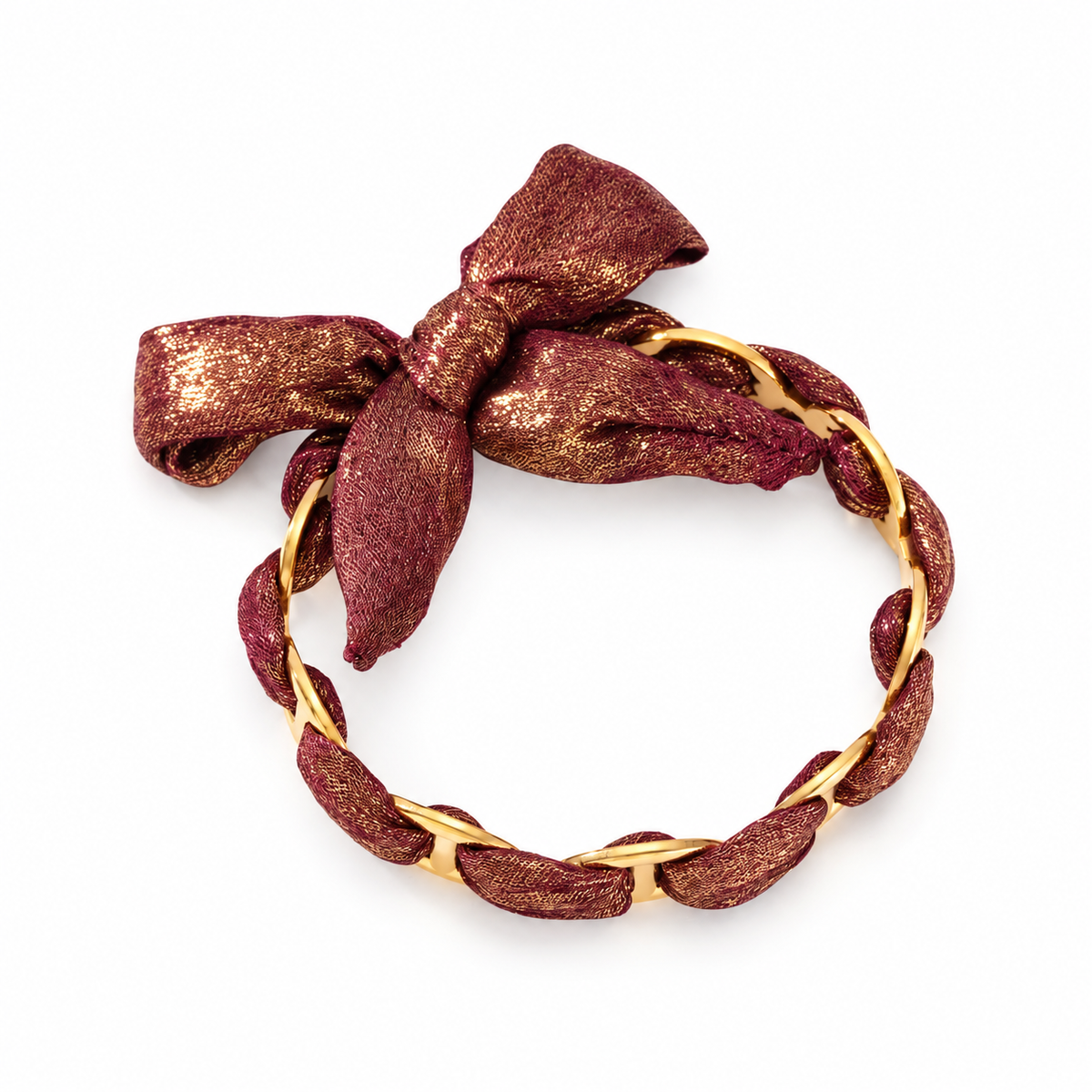 Shine bruin bandana bangle