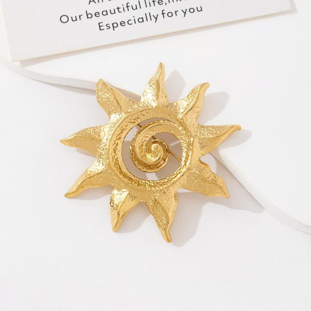 Spiral broche