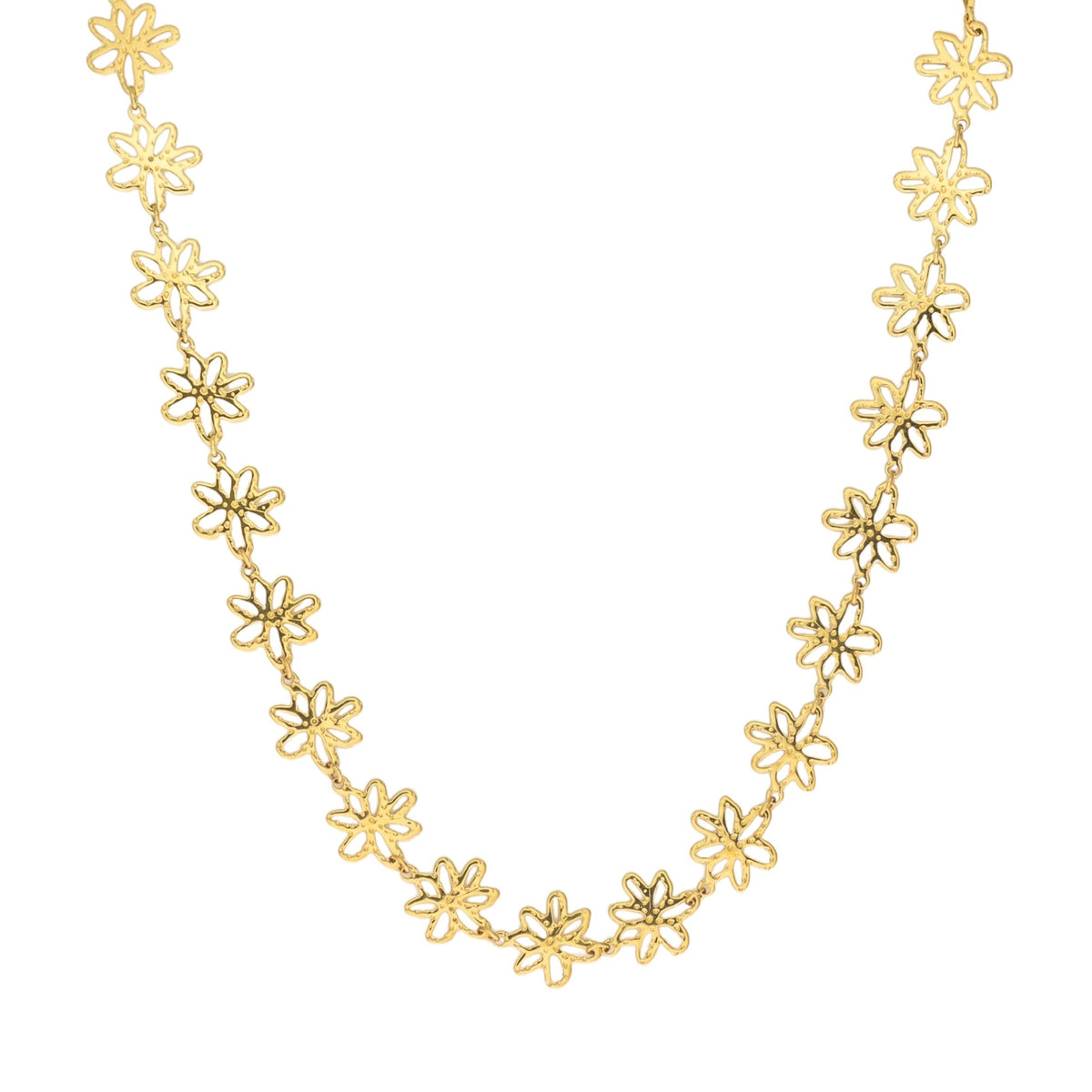 Bloemen statement ketting Goud SOFIZARE