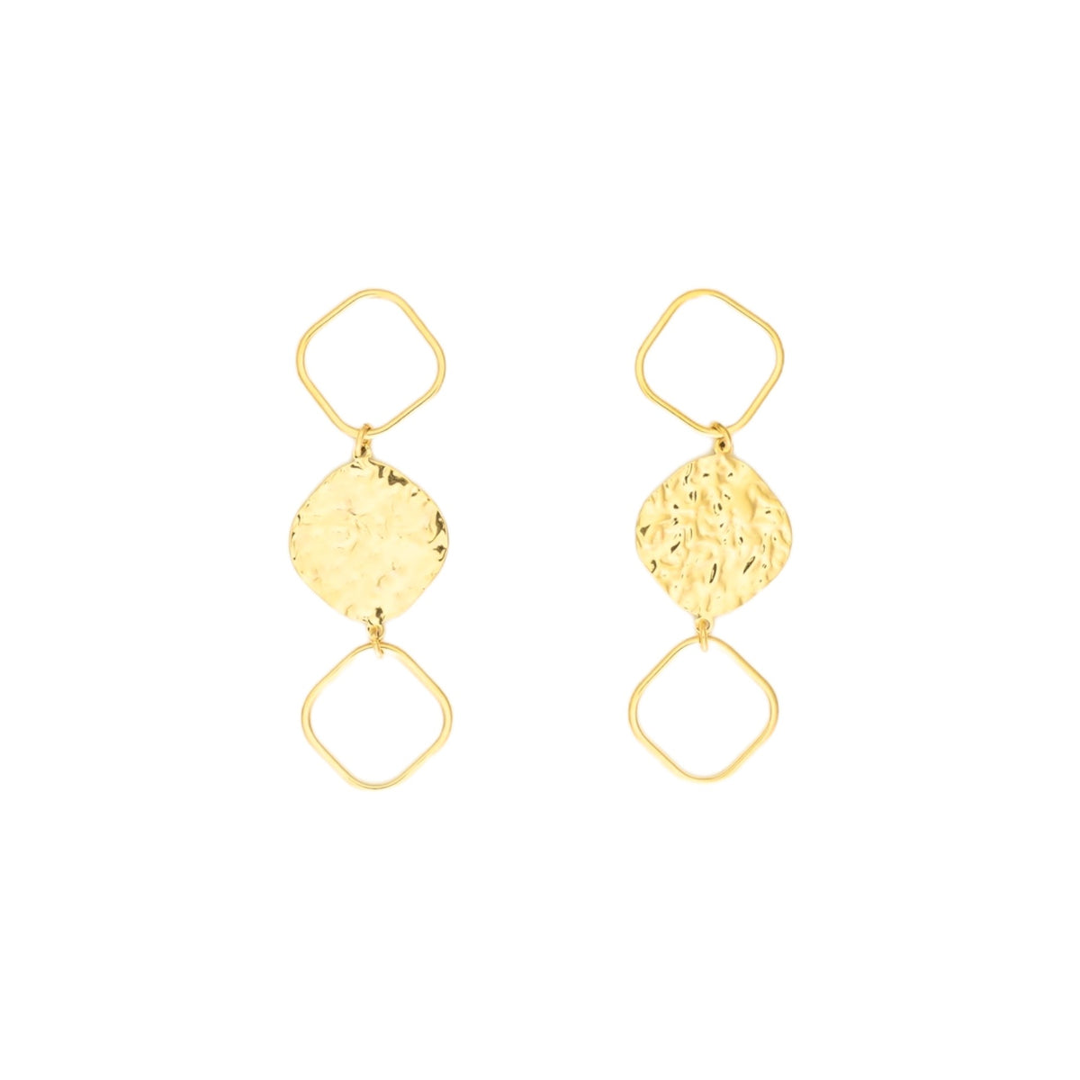 Blush statement oorbellen Goud SOFIZARE