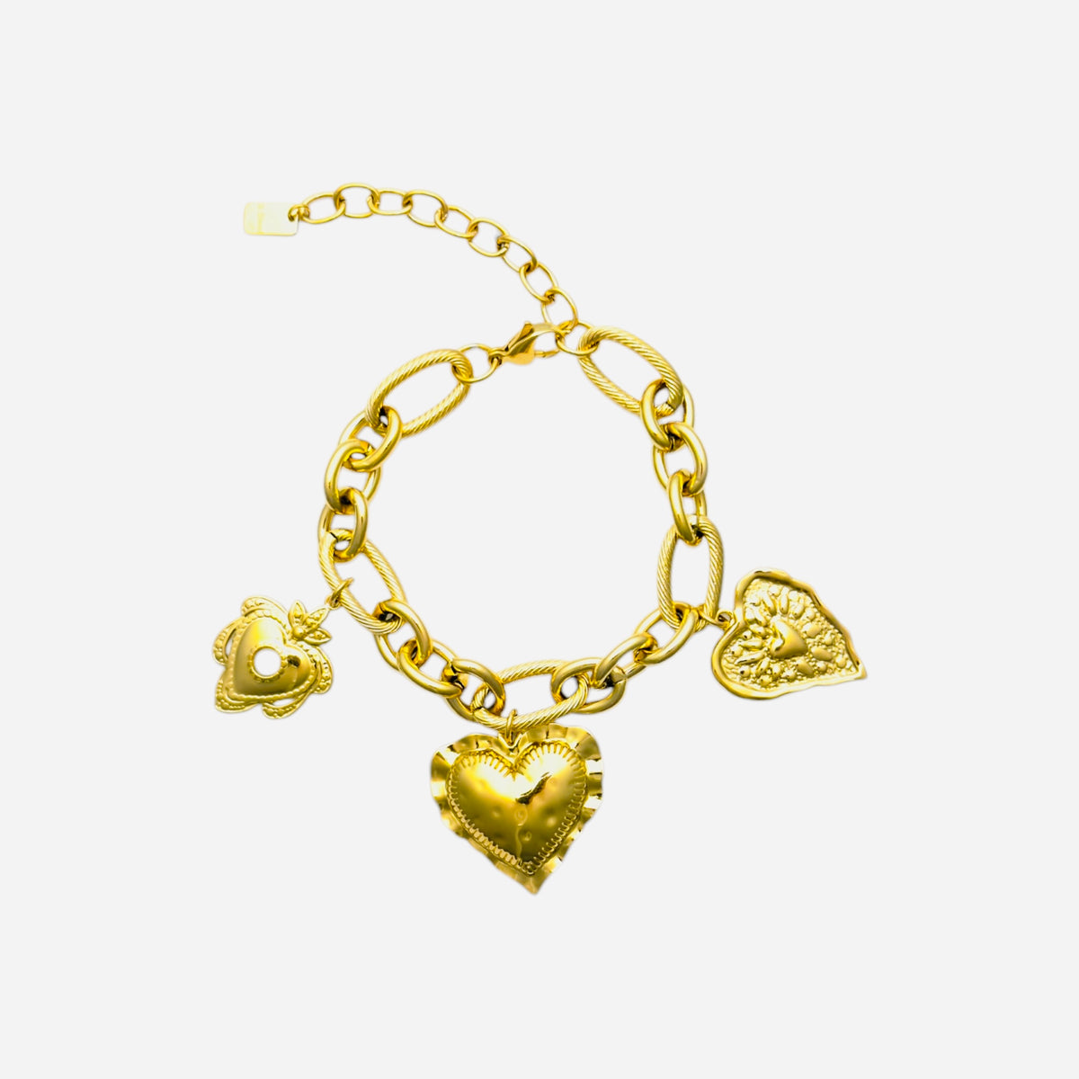 Chunky love armband Goud SOFIZARE