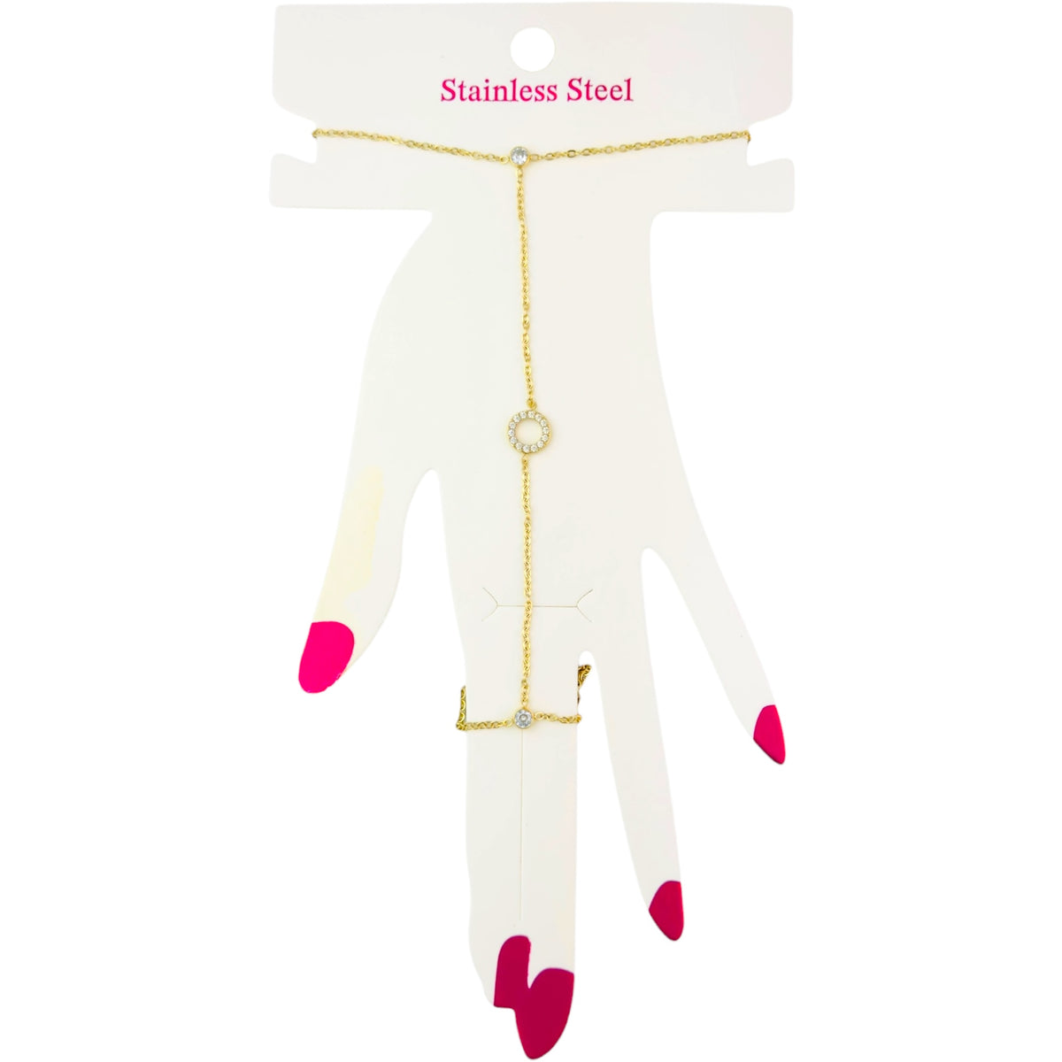 Circle hand chain Goud SOFIZARE