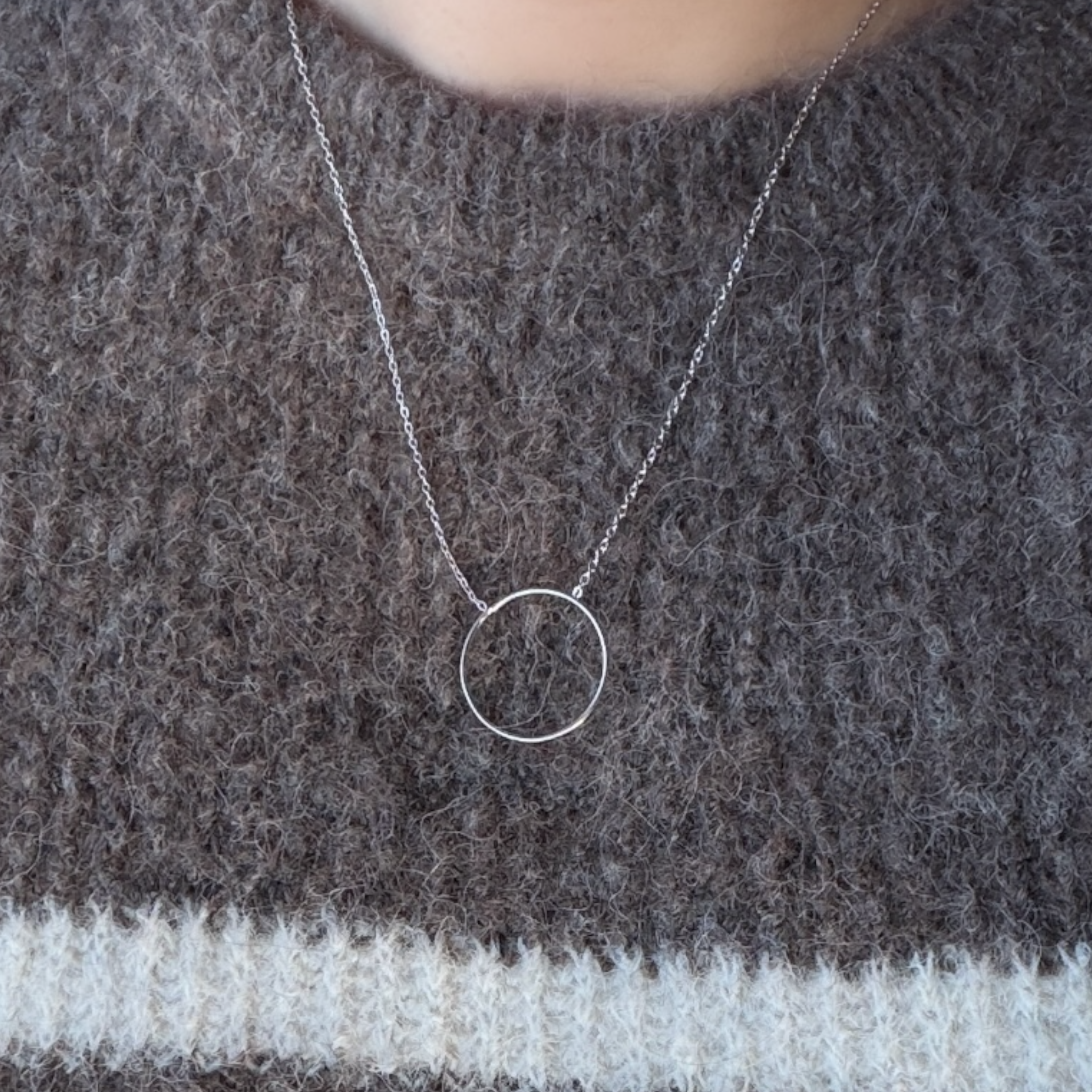 Circle ketting Zilver SOFIZARE