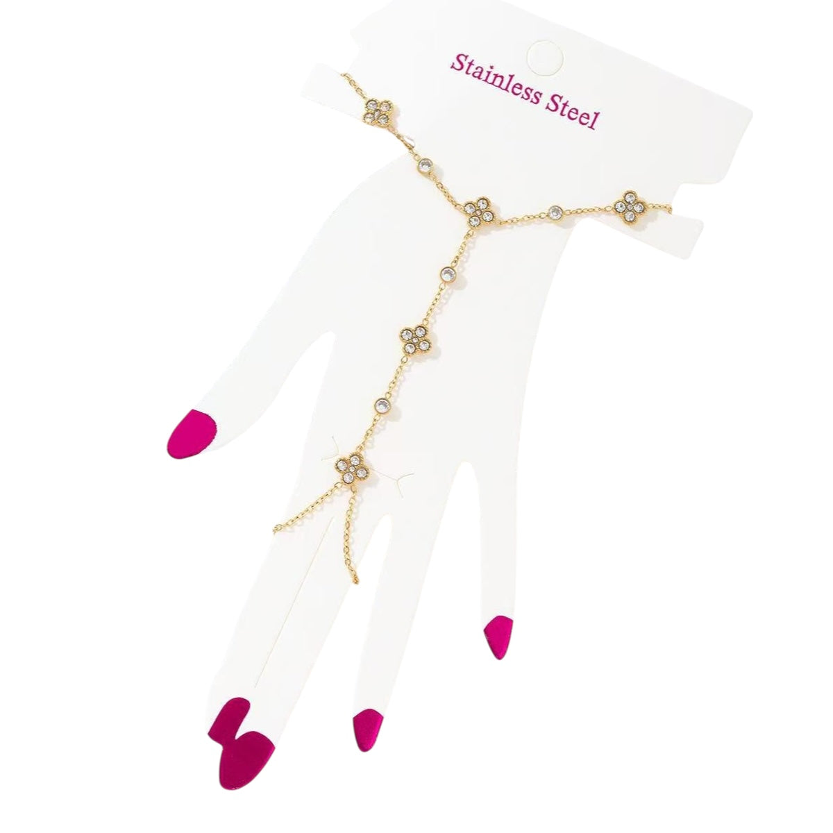 Clover hand chain Goud SOFIZARE