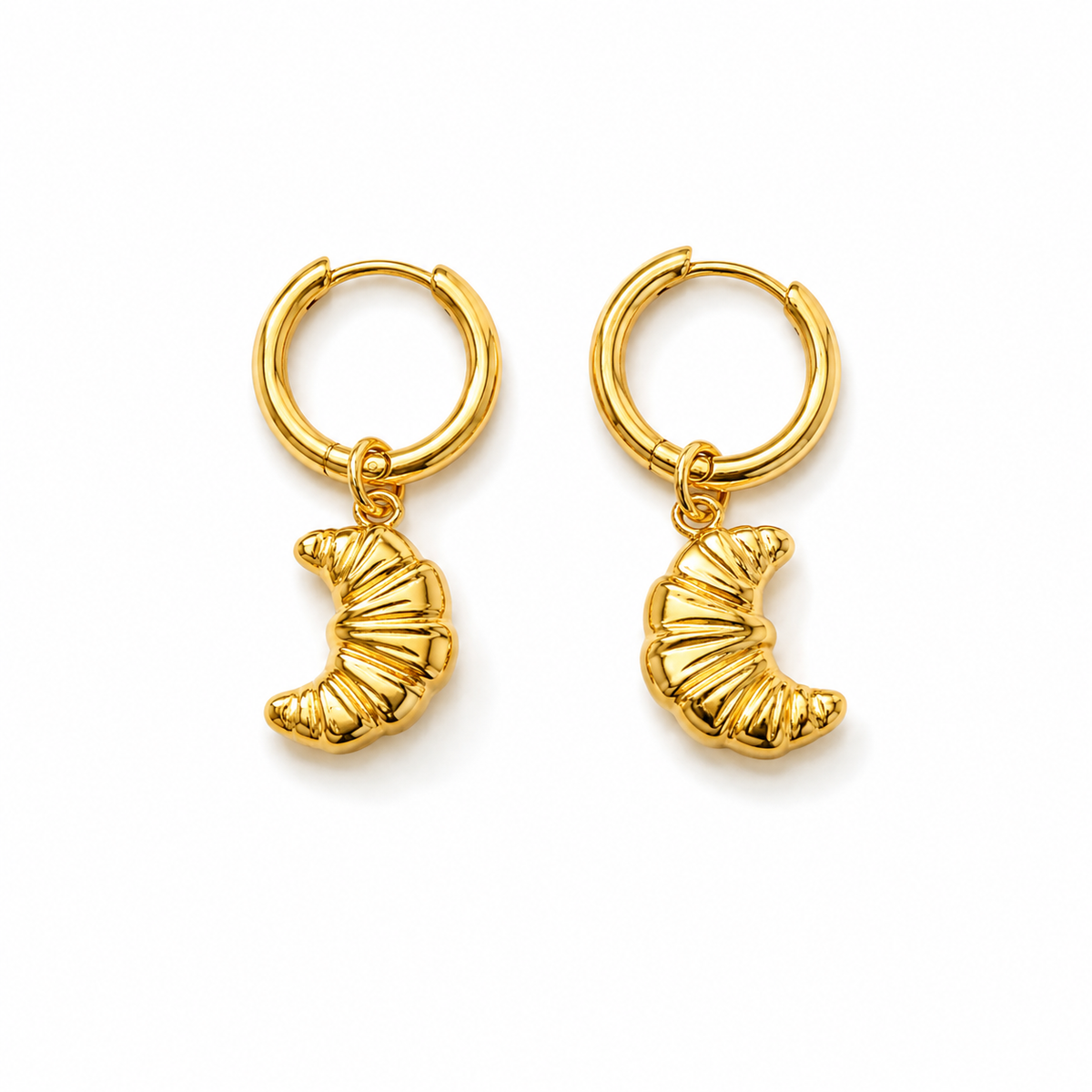 Croissant hangers oorbellen Goud SOFIZARE