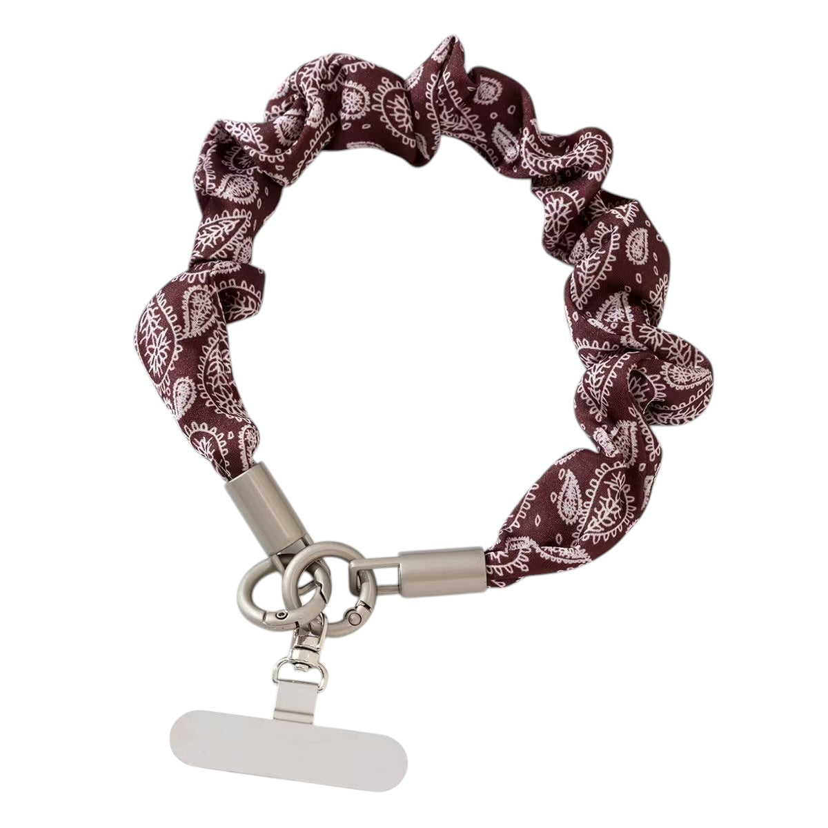 Bandana telefoonkoord bordeaux
