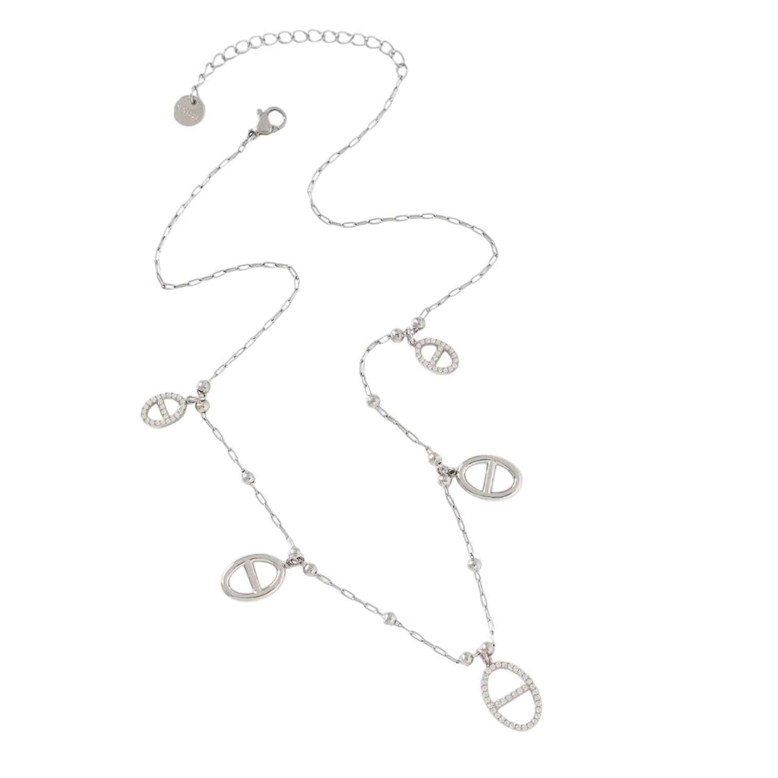 DD bedel ketting Zilver SOFIZARE