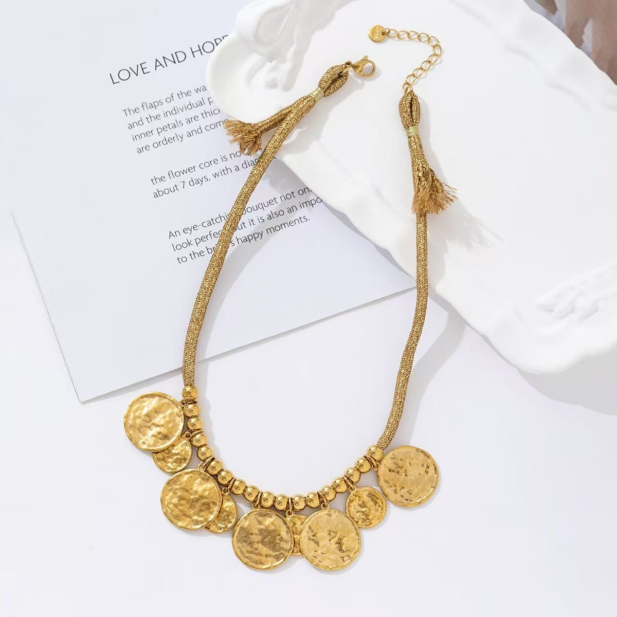 Coin touw ketting