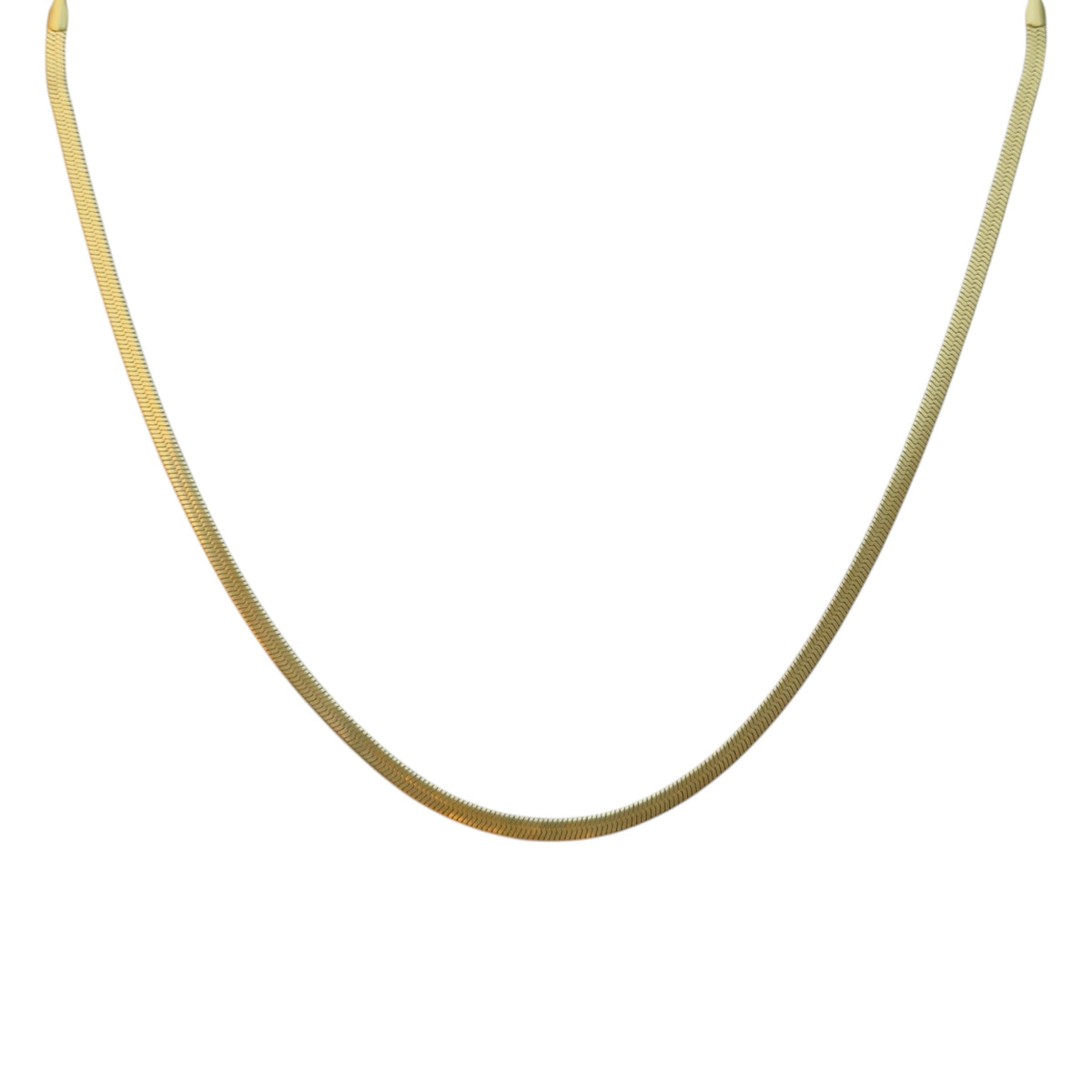 Flat snake ketting Goud SOFIZARE