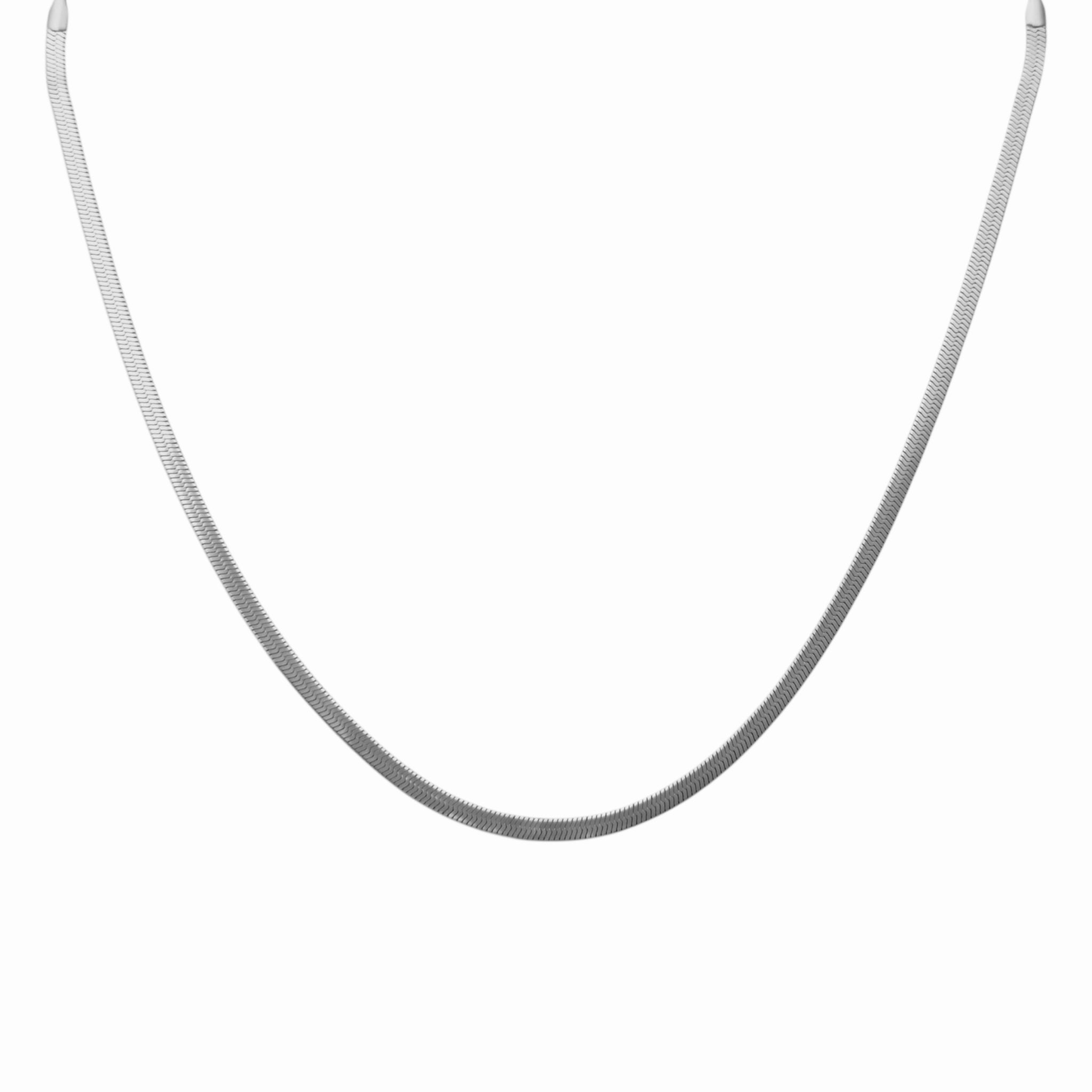 Flat snake ketting Zilver SOFIZARE