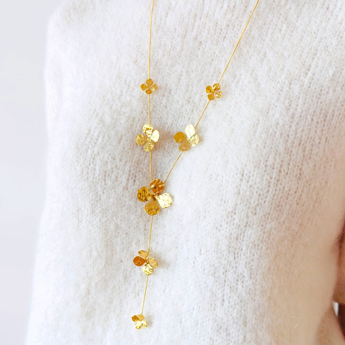 Flora Y ketting Goud SOFIZARE