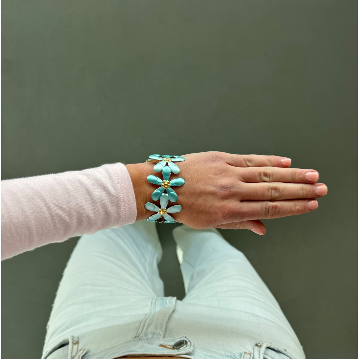 Happy flower bangle Goud SOFIZARE