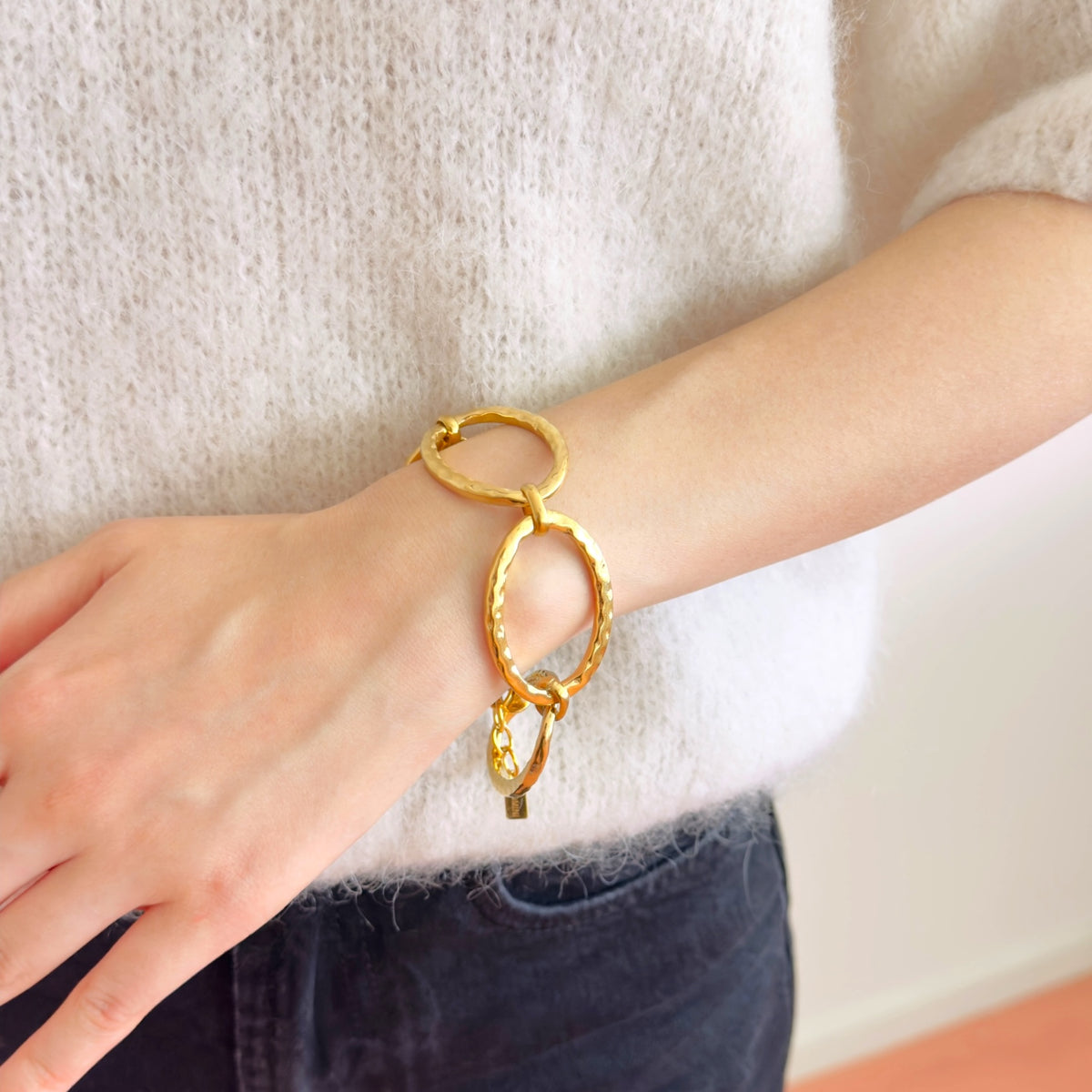 Heavy statement armband Goud SOFIZARE