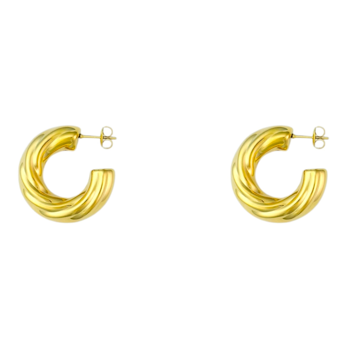 Issabella 30MM hoops oorbellen Goud SOFIZARE