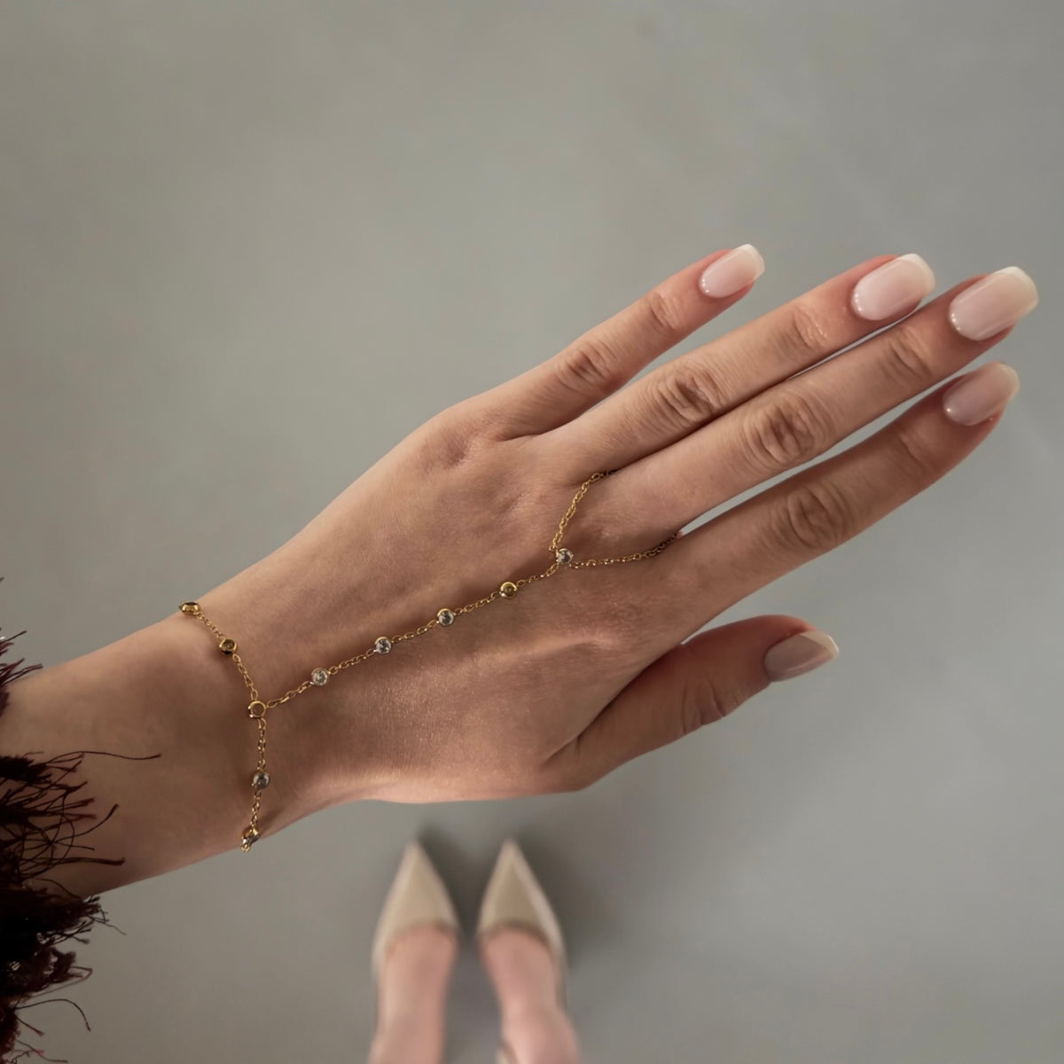 Love hand chain Goud SOFIZARE